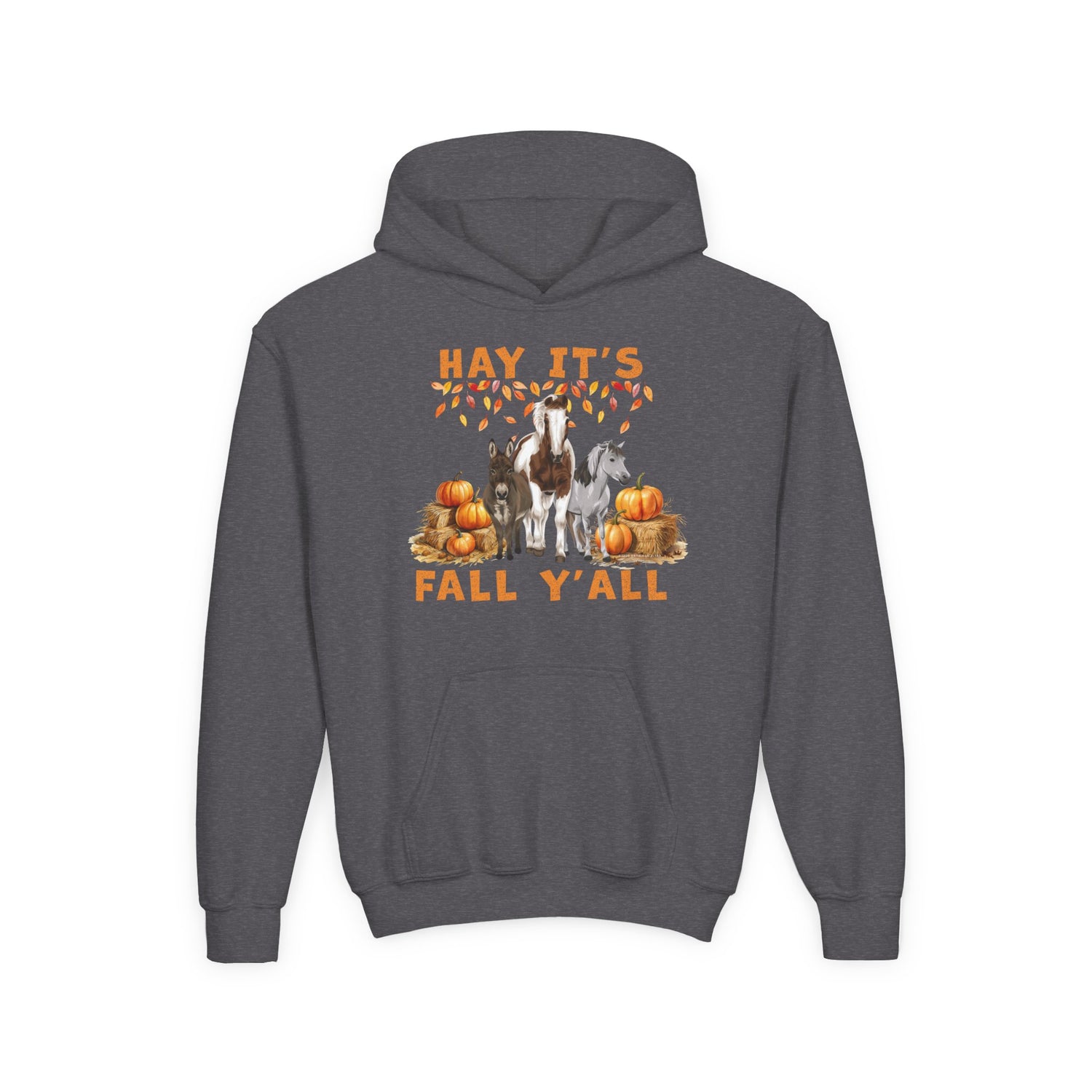 KIDS Hay Fall Hoodie by Katie Van Slyke™ Dark Heather