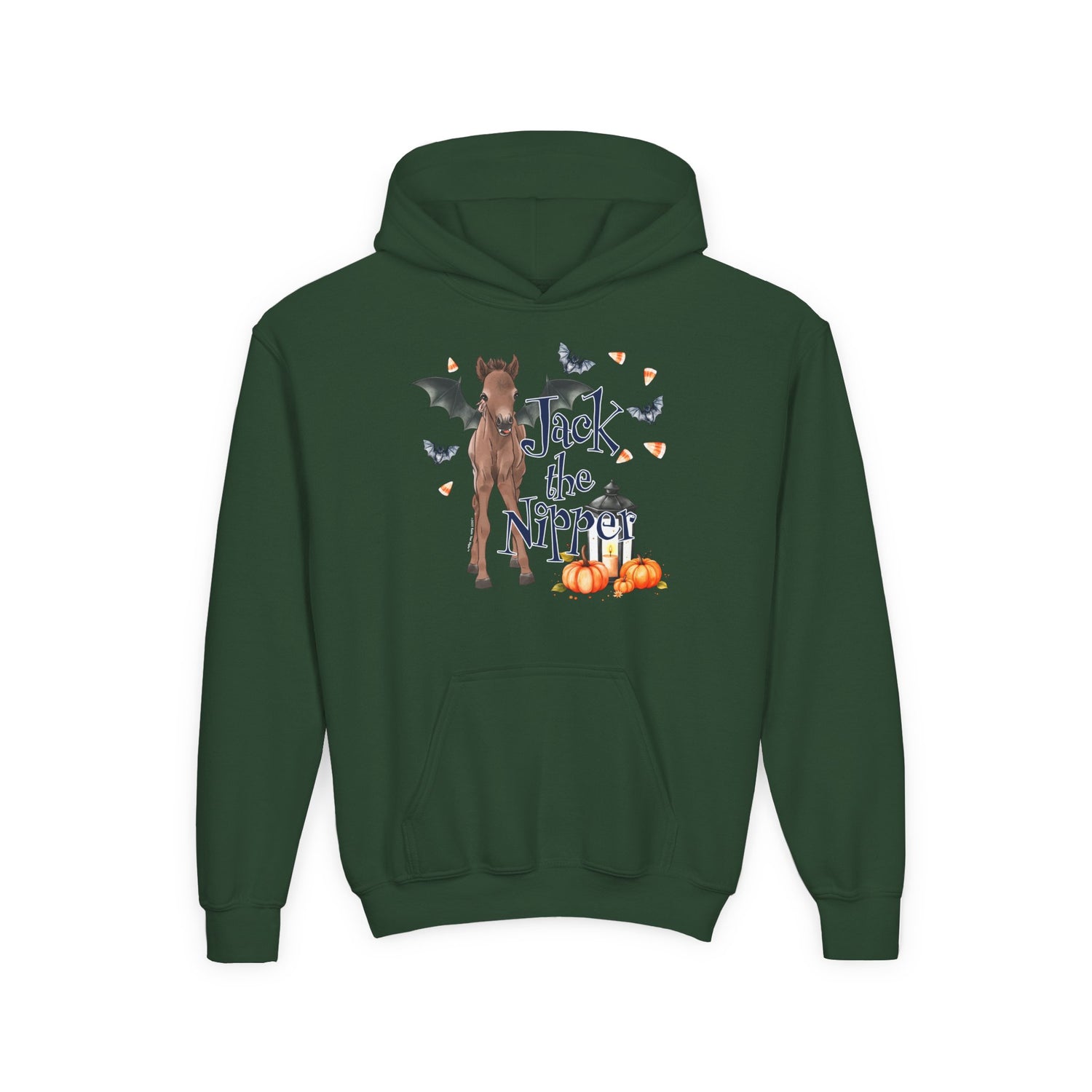 KIDS Jack The Nipper Hoodie by Katie Van Slyke™ forest Green