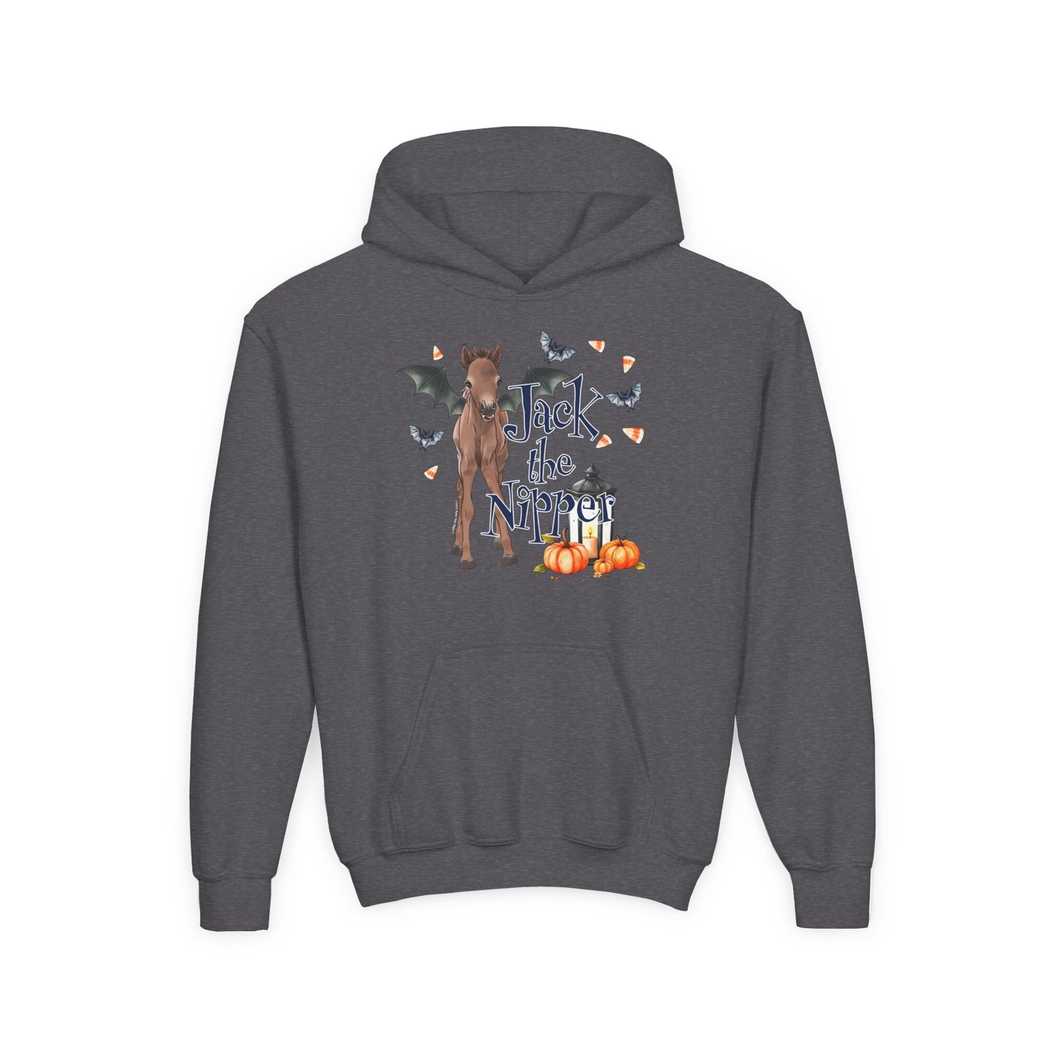 KIDS Jack The Nipper Hoodie by Katie Van Slyke™ Dark Heather