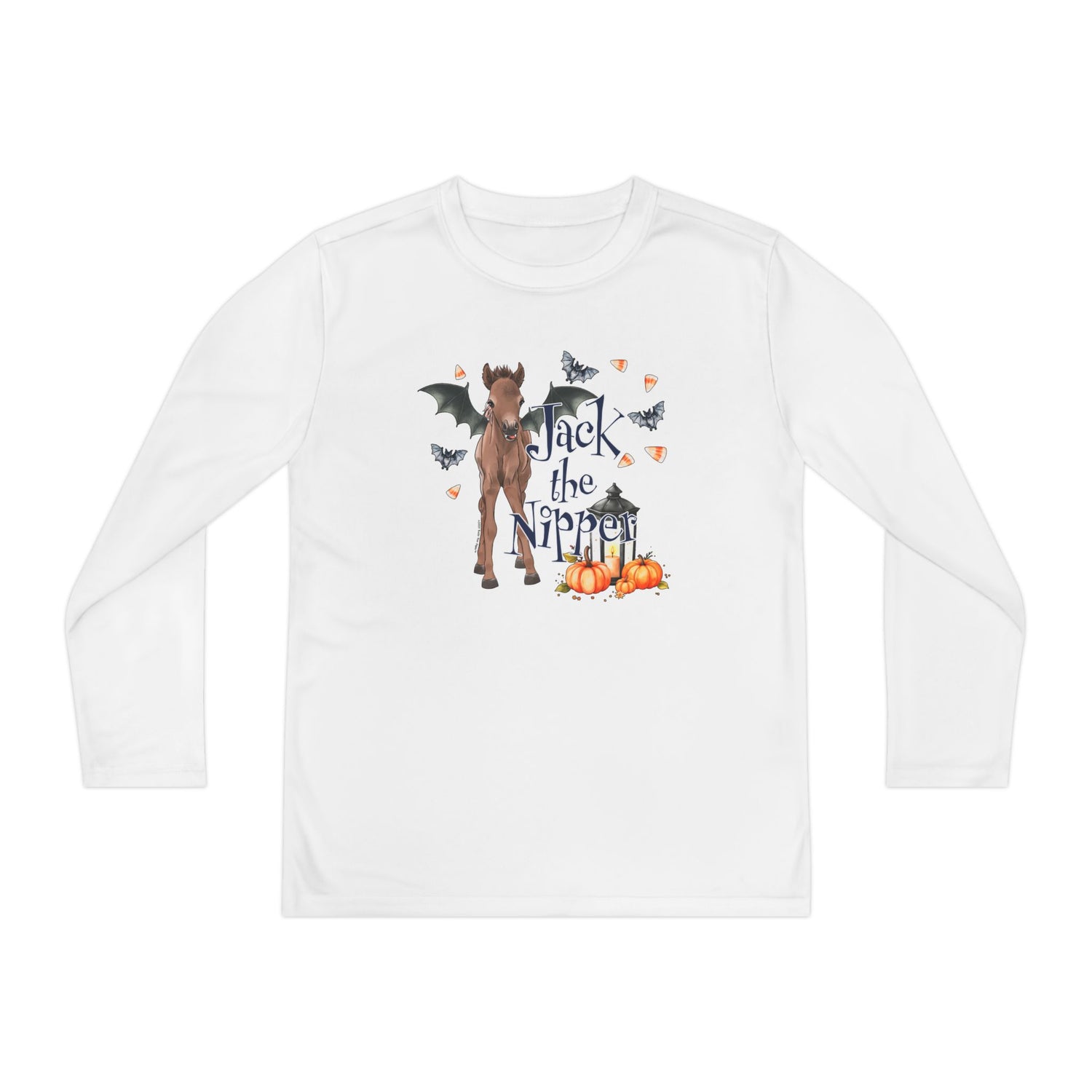 KIDS Jack The Nipper Long Sleeve T-Shirt by Katie Van Slyke™ White