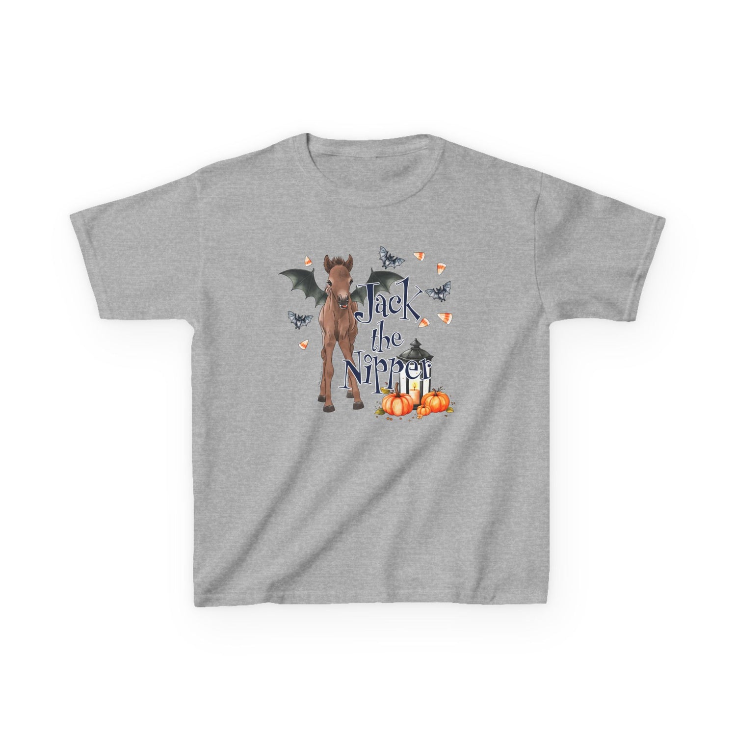 KIDS Jack The Nipper T-Shirt by Katie Van Slyke™ Sport Grey