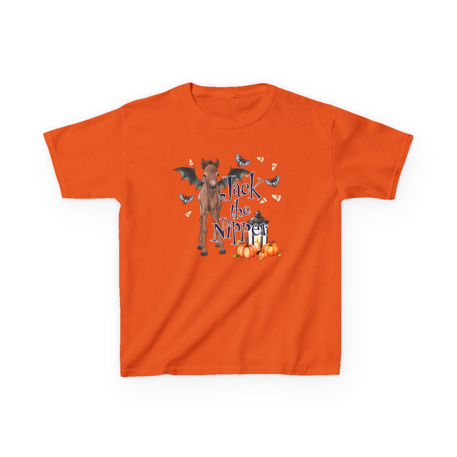 KIDS Jack The Nipper T-Shirt by Katie Van Slyke™ Orange