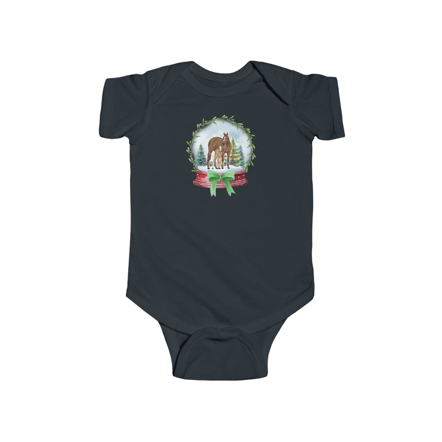 KIDS Let It Snow Onesie by Katie Van Slyke® Black