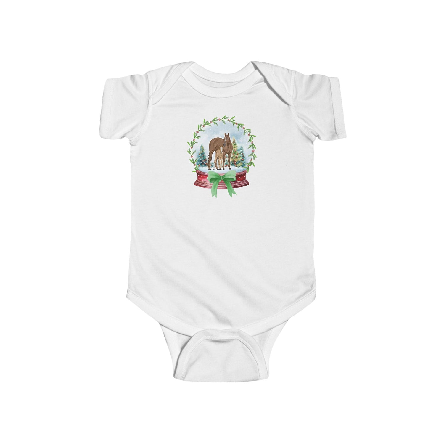 KIDS Let It Snow Onesie by Katie Van Slyke® White