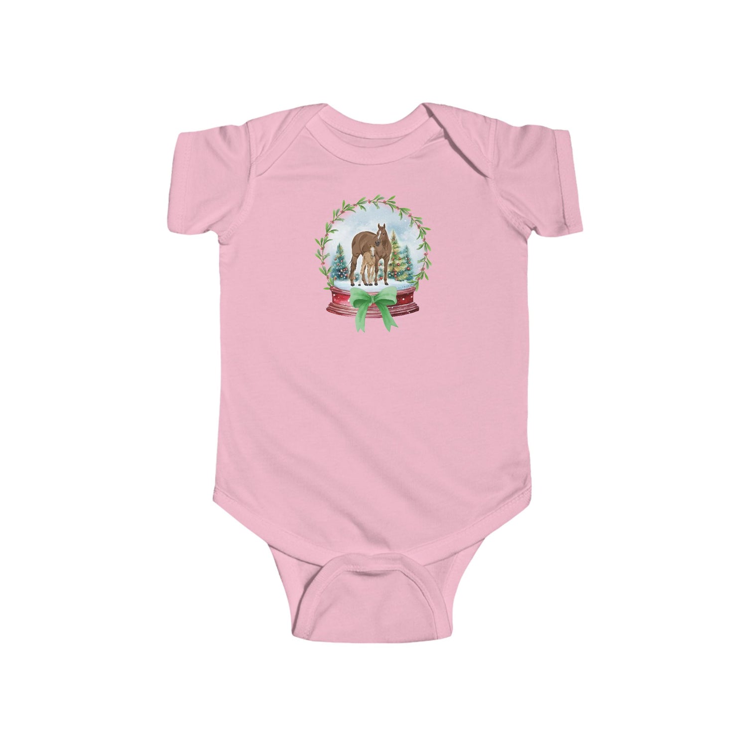 KIDS Let It Snow Onesie by Katie Van Slyke® Light Pink