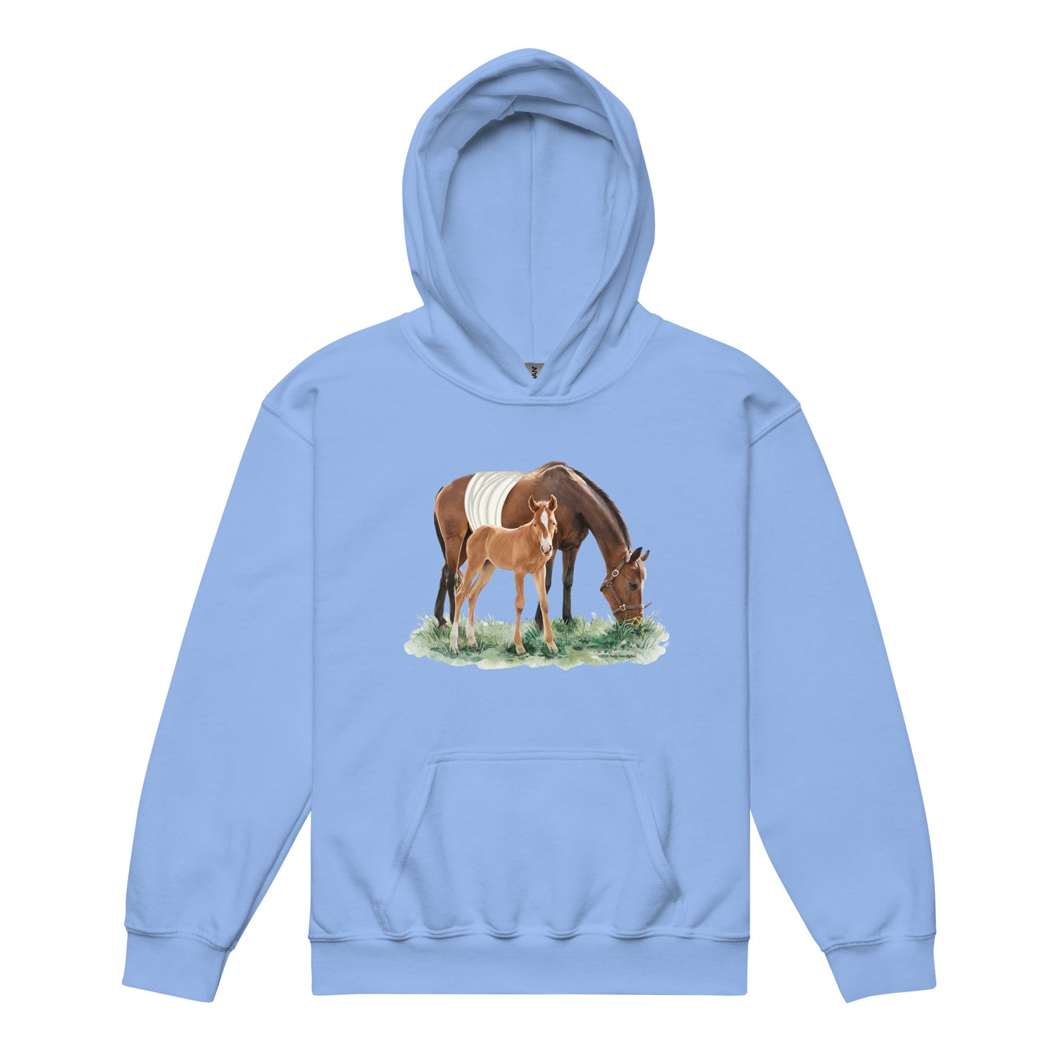 KIDS Margot Hoodie by Katie Van Slyke - Carolina Blue