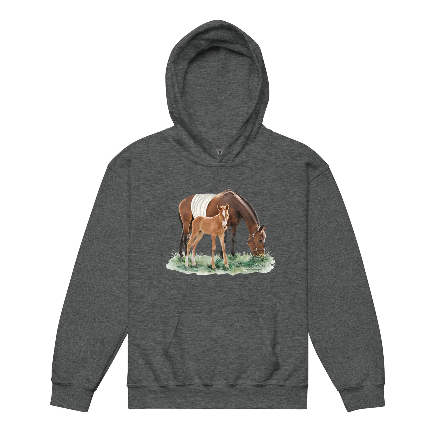 KIDS Margot Hoodie by Katie Van Slyke - Dark Heather