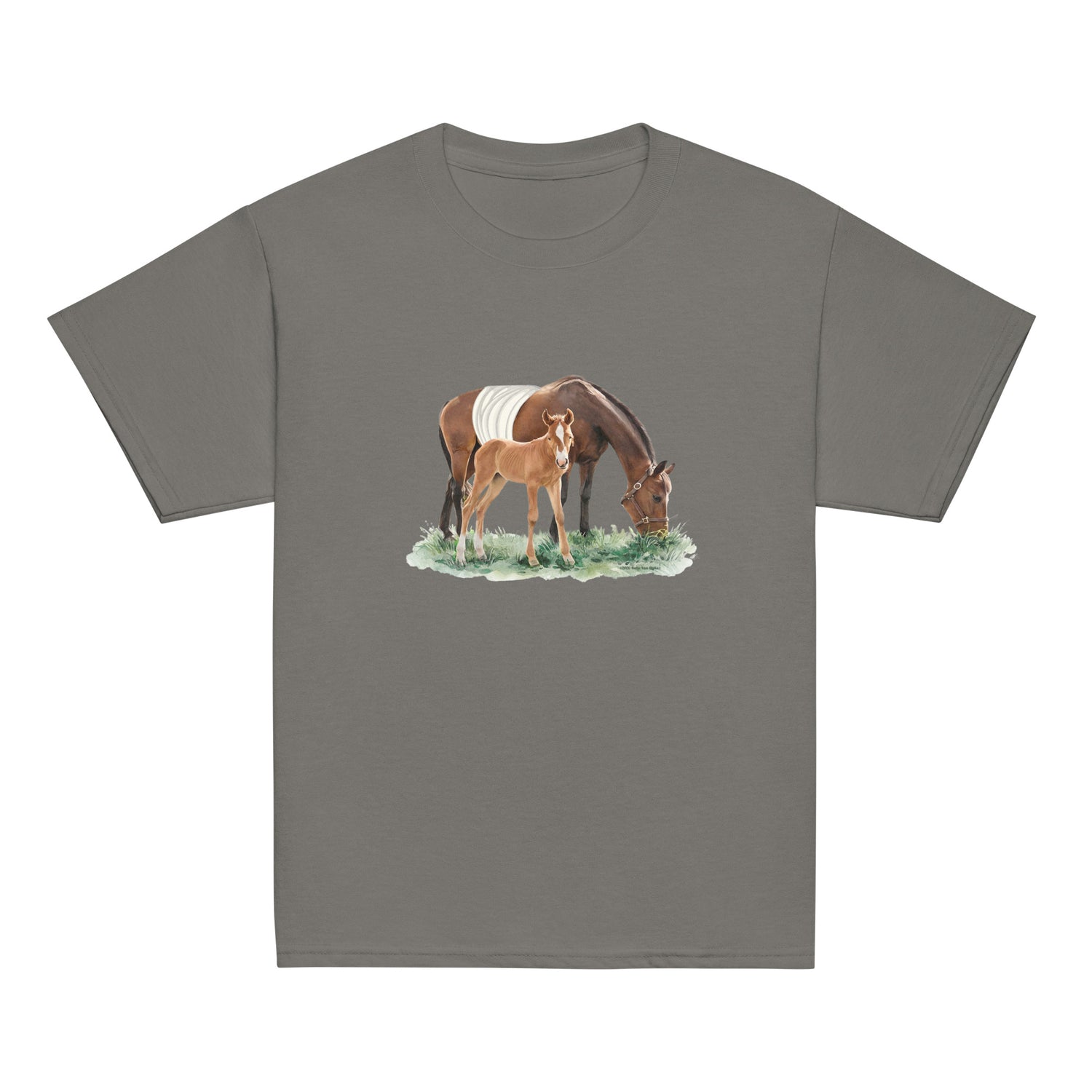 KIDS Margot T-Shirt by Katie Van Slyke - Charcoal
