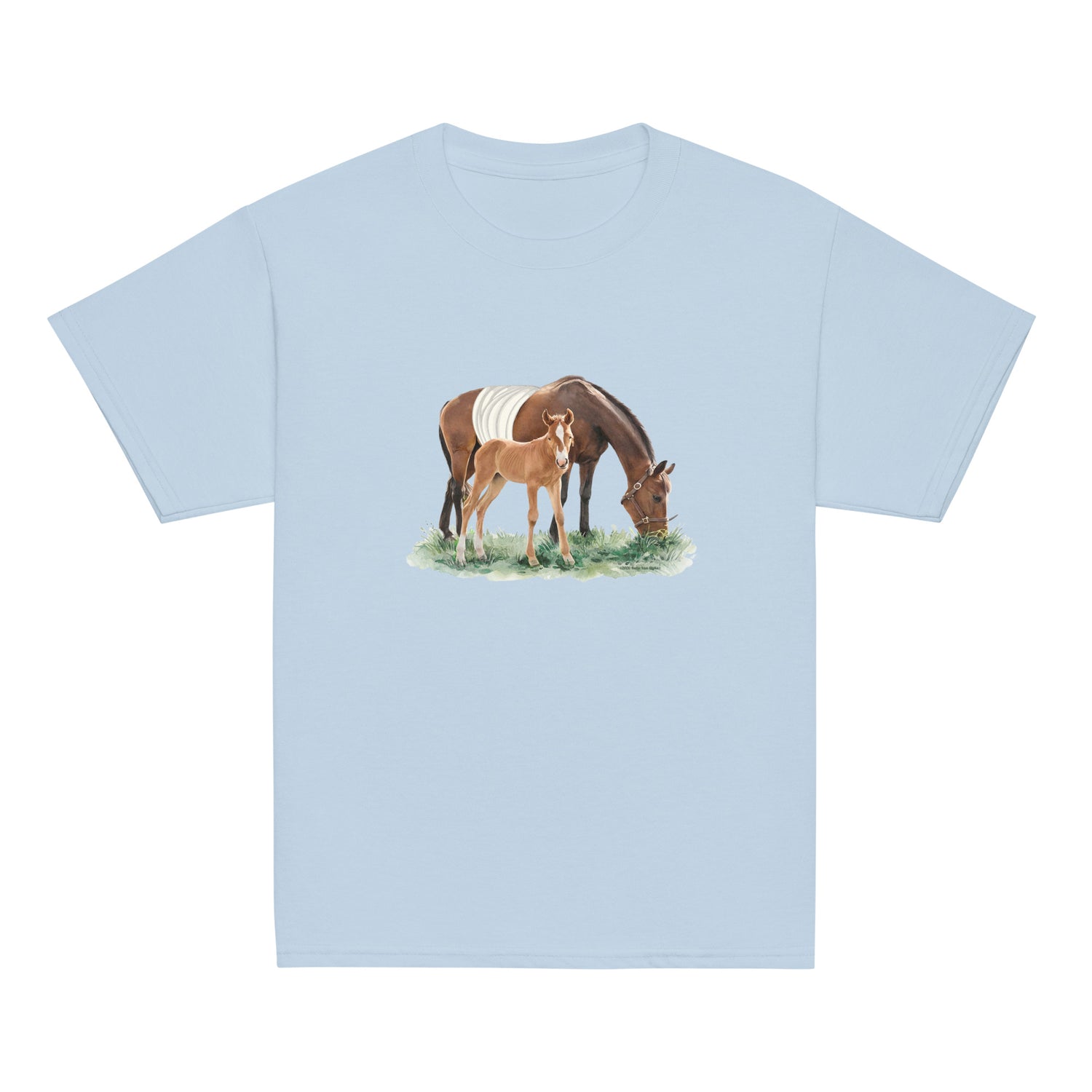 KIDS Margot T-Shirt by Katie Van Slyke - Light Blue