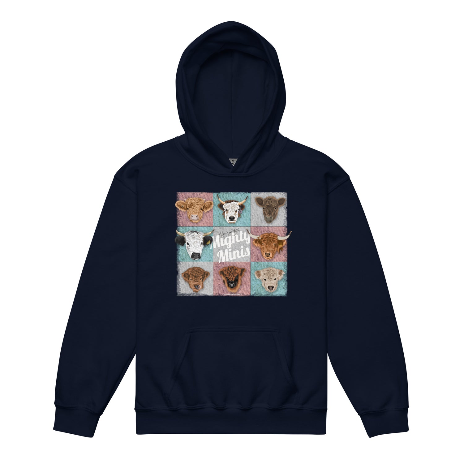 KIDS Mighty Minis Hoodie by Katie Van Slyke - Navy