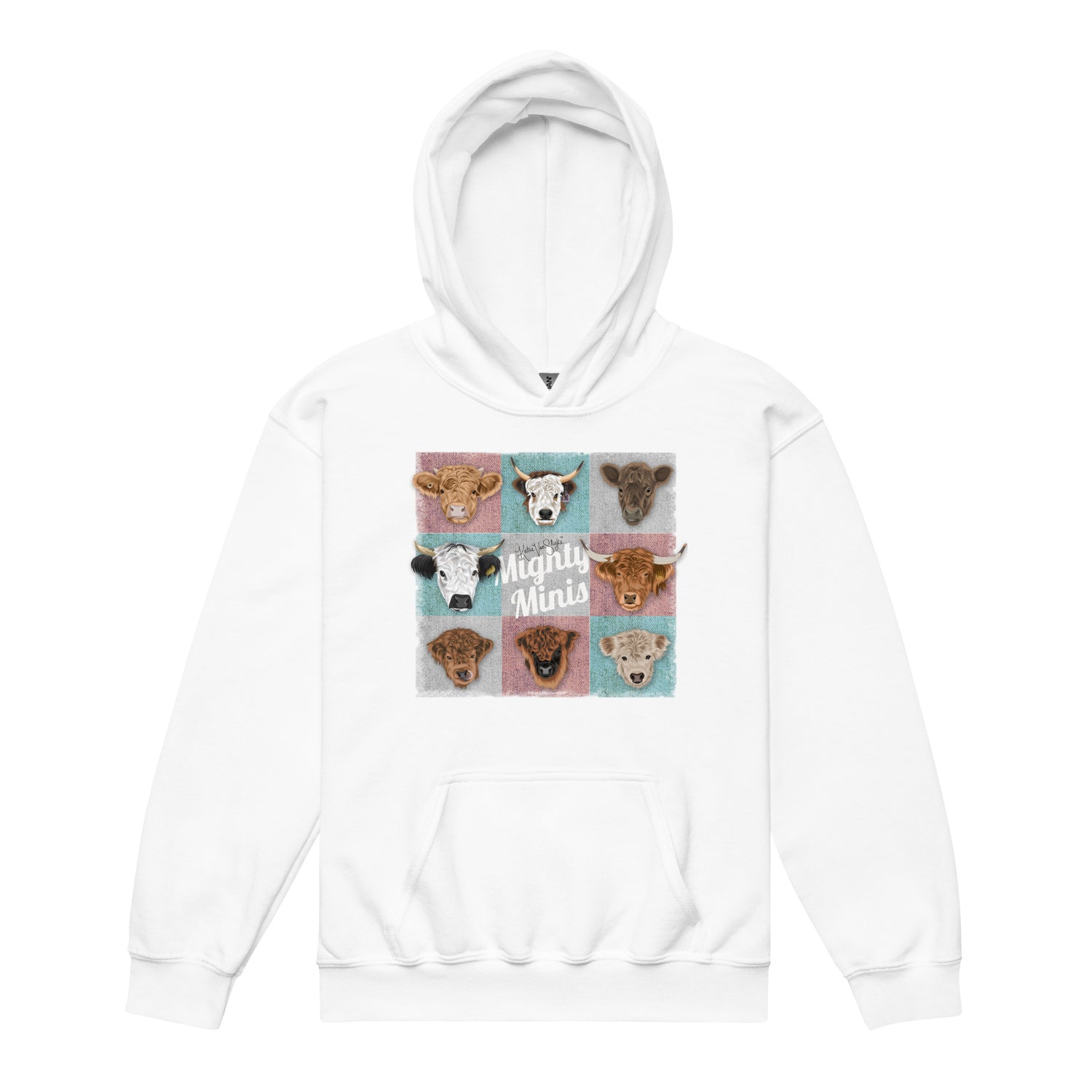 KIDS Mighty Minis Hoodie by Katie Van Slyke - White