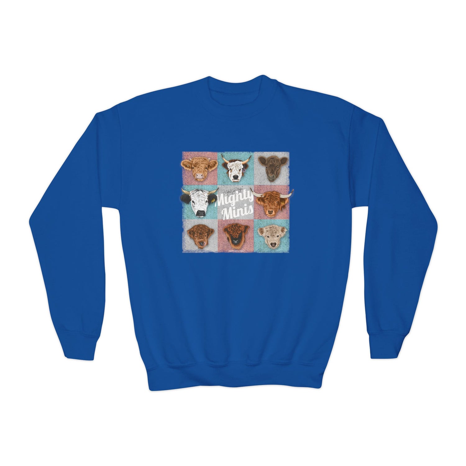 KIDS Mighty Minis Sweatshirt by Katie Van Slyke™ Royal