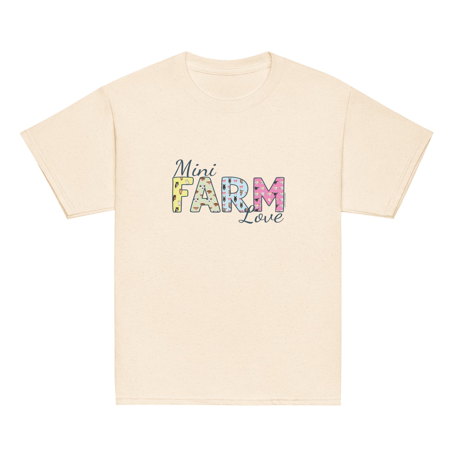 KIDS Mini Farm Love T-Shirt by Katie Van Slyke - Natural