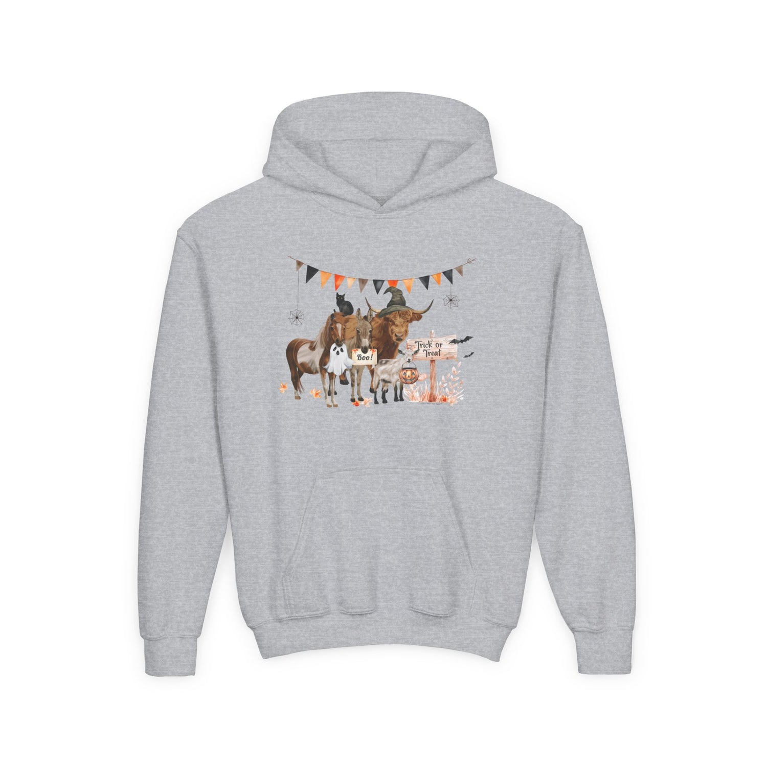 KIDS Mini Halloween Hoodie by Katie Van Slyke™ Sport grey