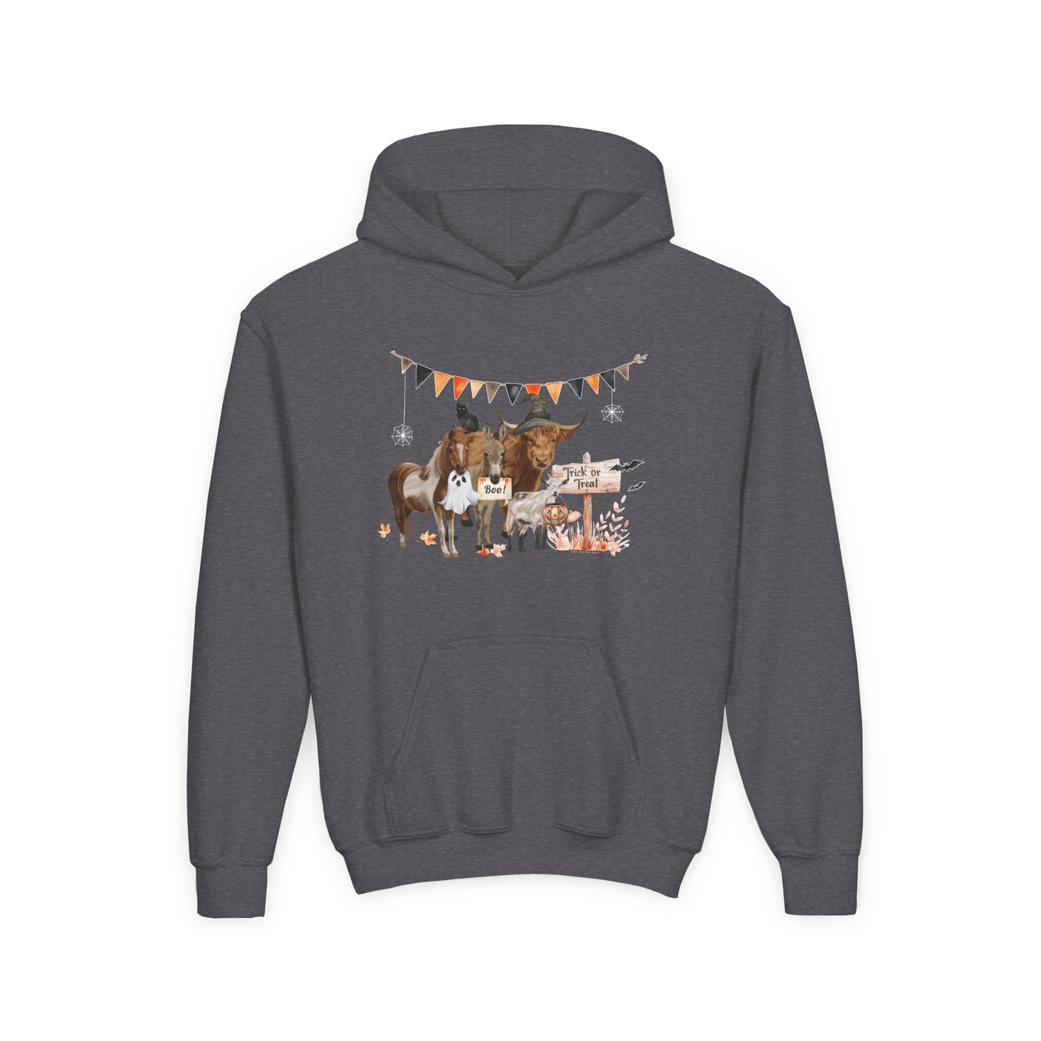 KIDS Mini Halloween Hoodie by Katie Van Slyke™ Dark Heather