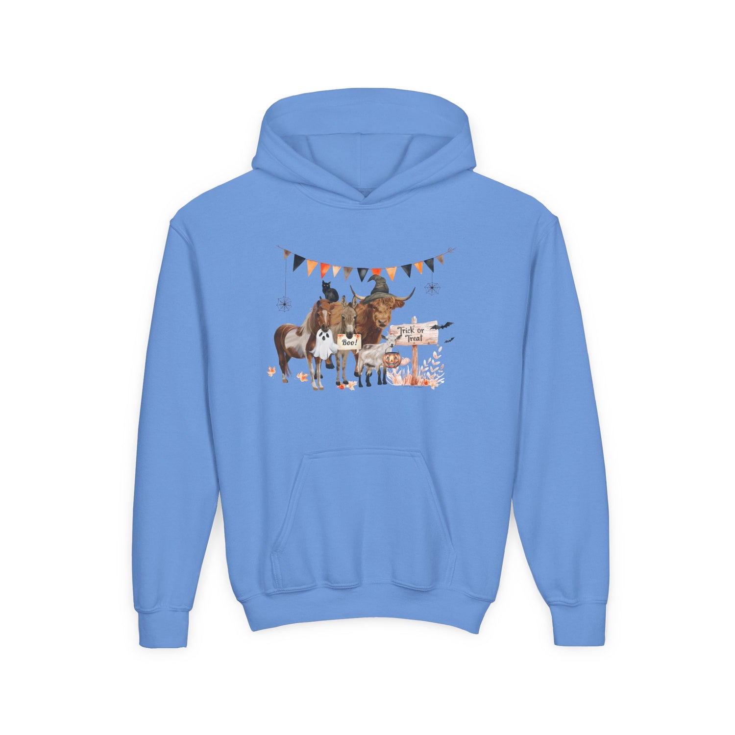KIDS Mini Halloween Hoodie by Katie Van Slyke™ Carolina Blue