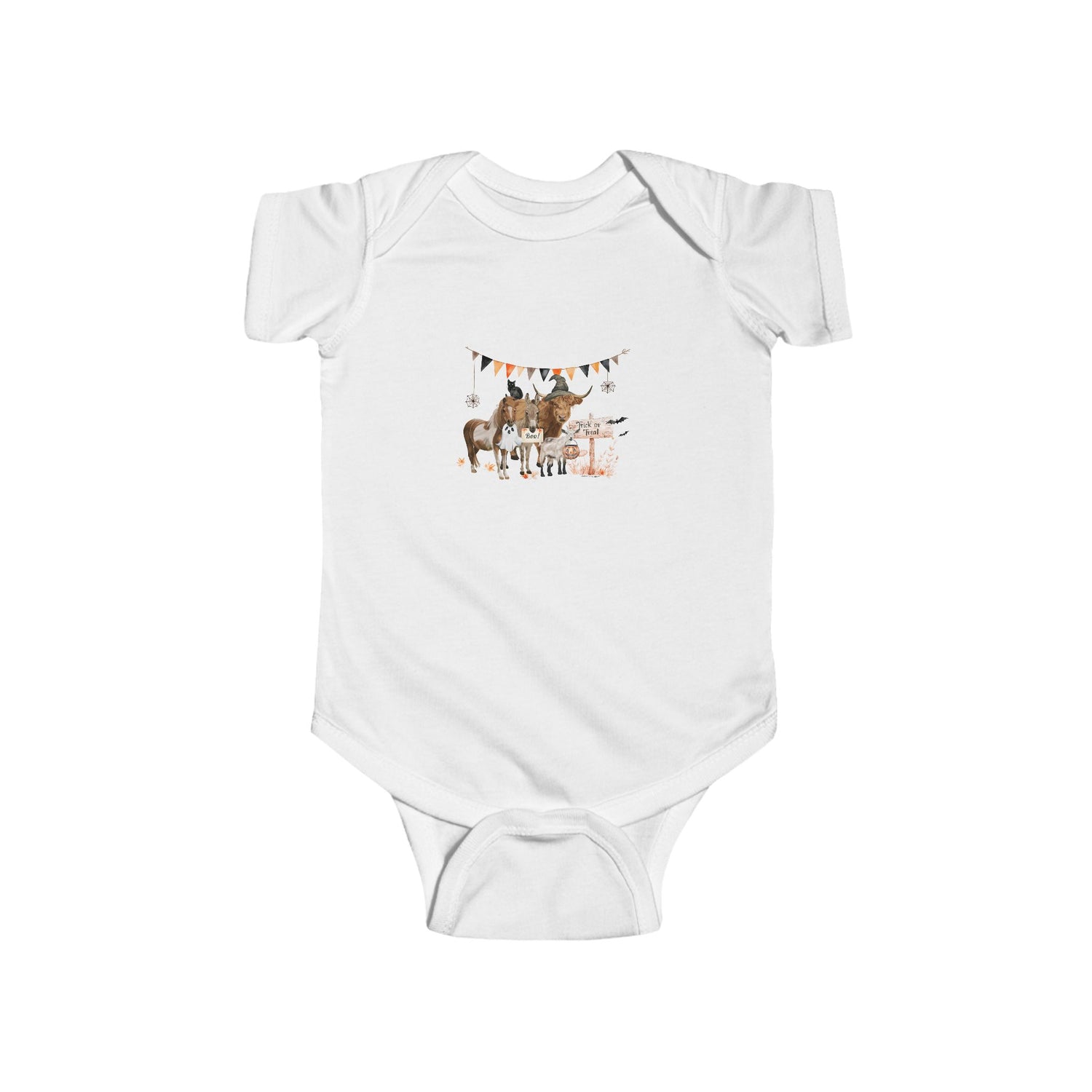 KIDS Mini Halloween Onesie by Katie Van Slyke™ White