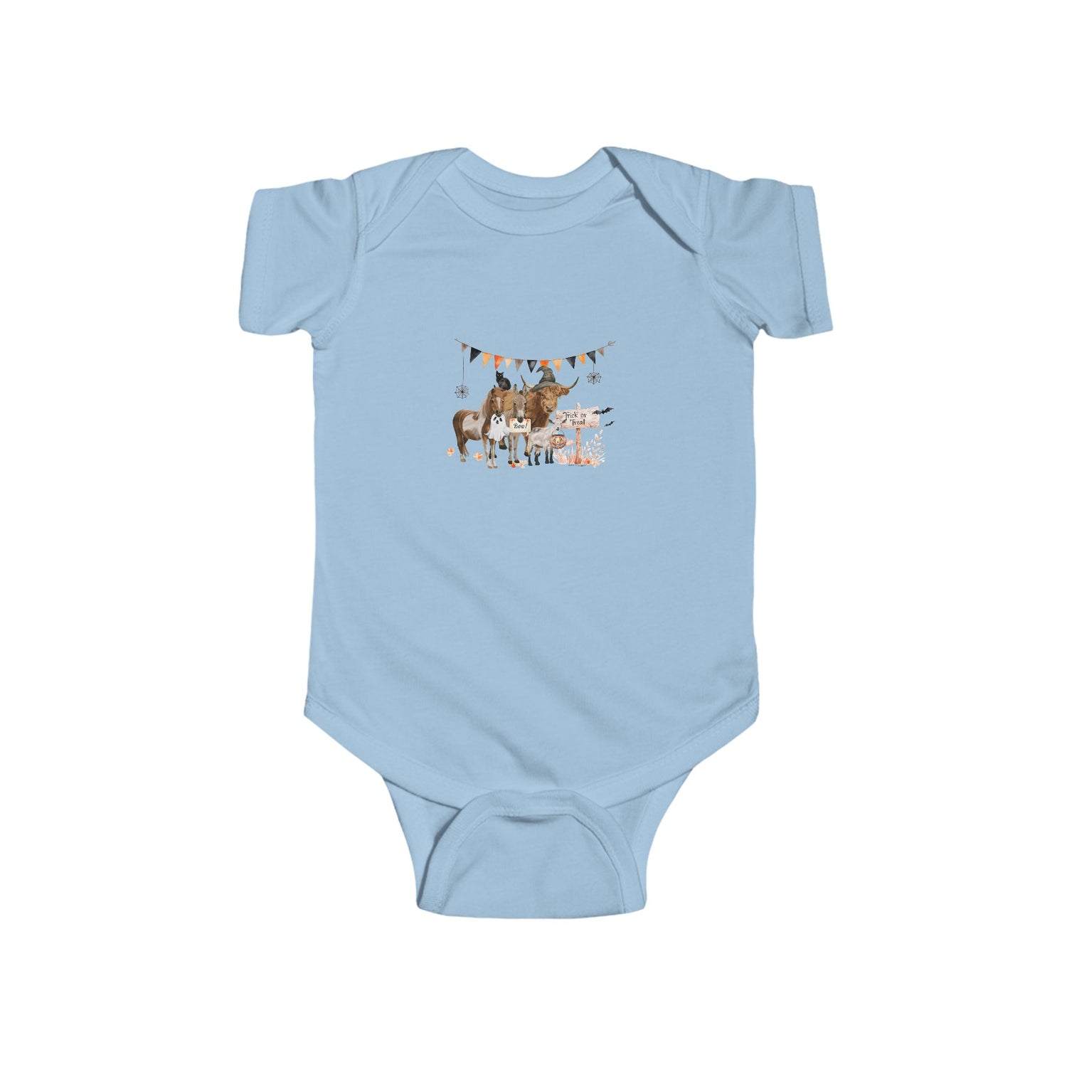 KIDS Mini Halloween Onesie by Katie Van Slyke™ Light Blue