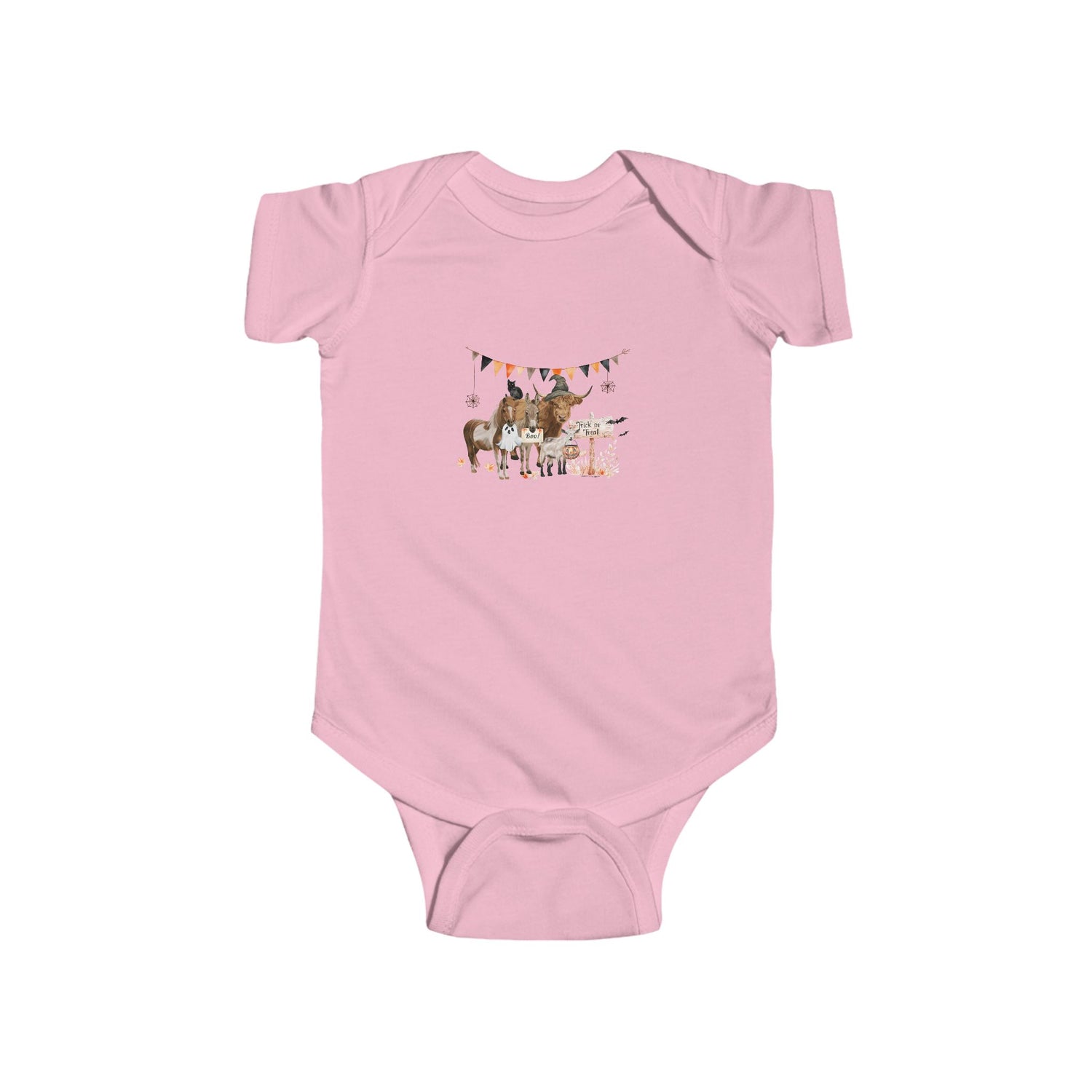 KIDS Mini Halloween Onesie by Katie Van Slyke™ Light Pink
