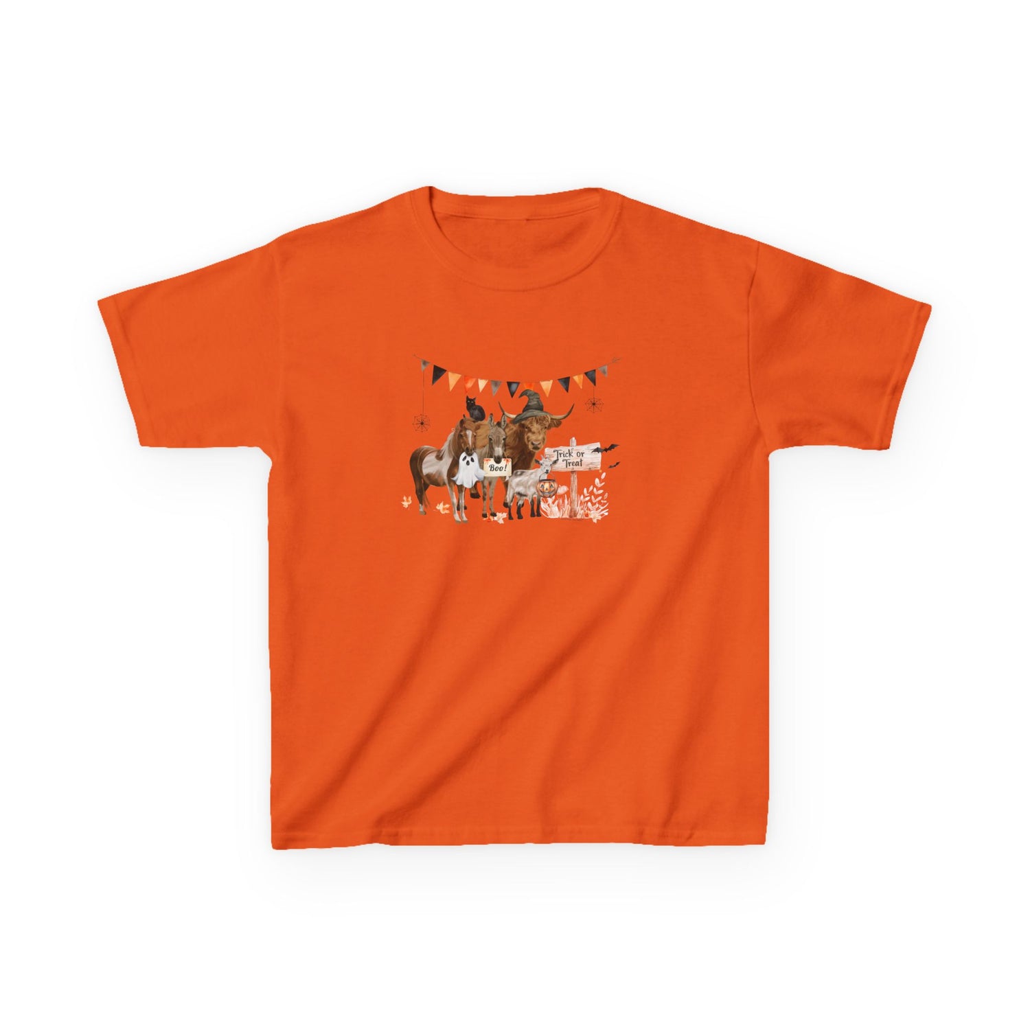 KIDS Mini Halloween T-Shirt by Katie Van Slyke™ Orange