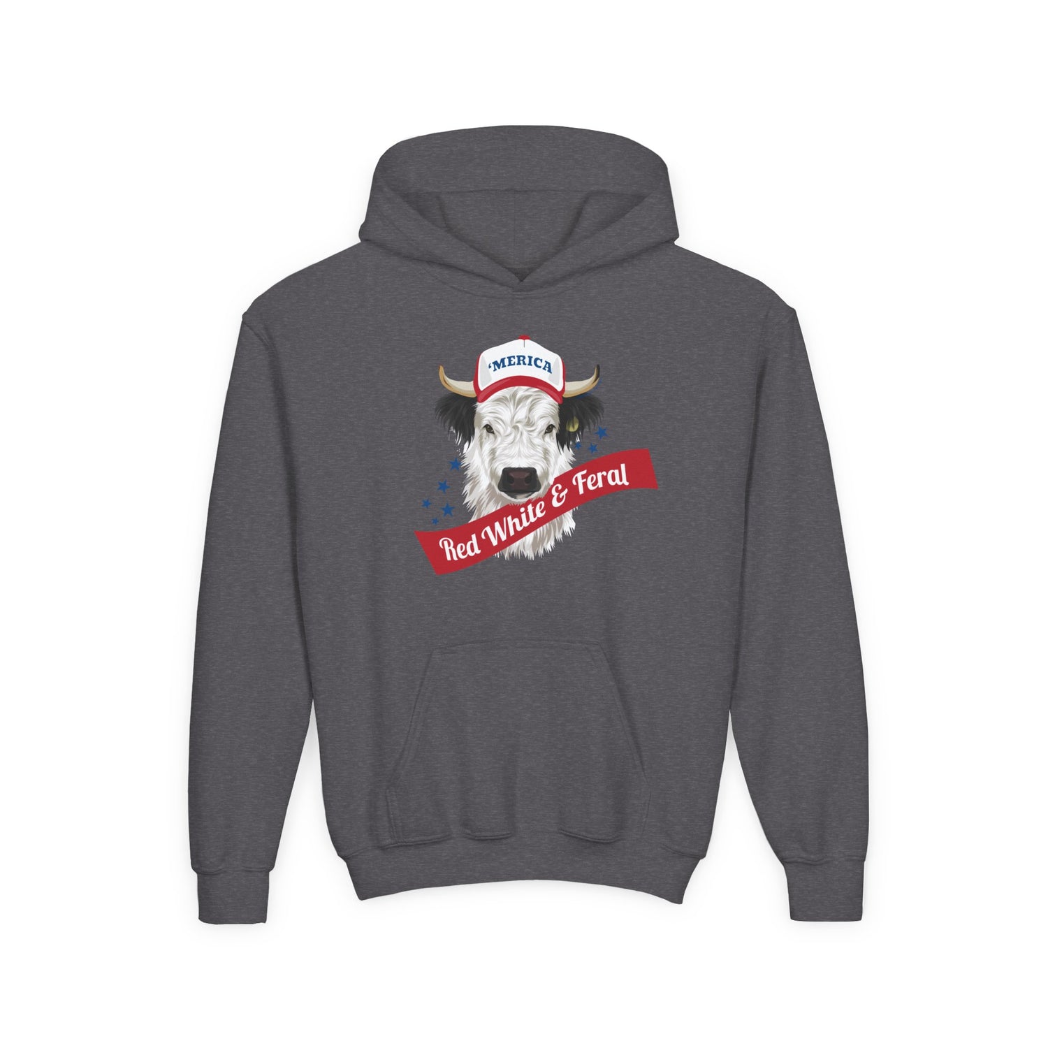 KIDS Mini 'Merica Hoodie by Katie Van Slyke™ Dark Heather