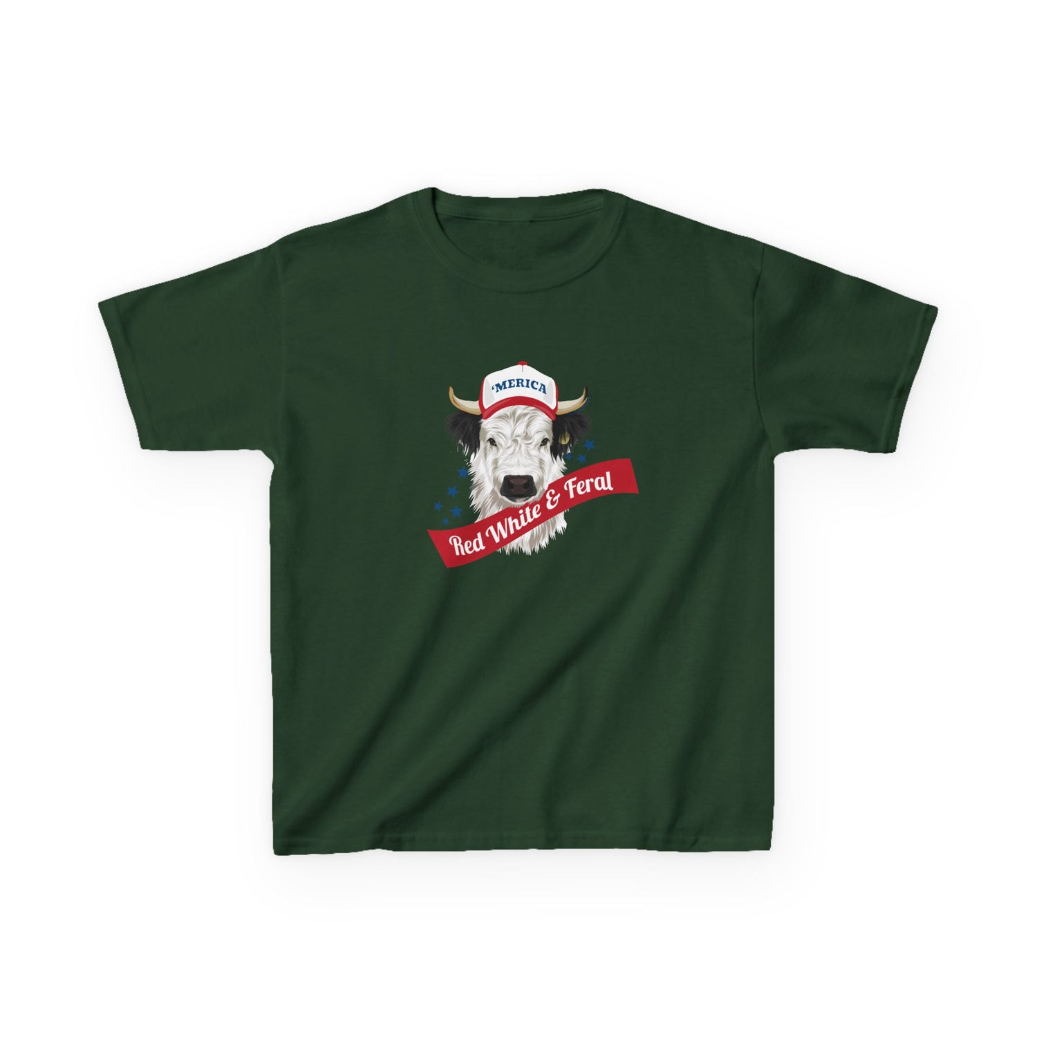KIDS Mini 'Merica T-Shirt by Katie Van Slyke™ Forest Green