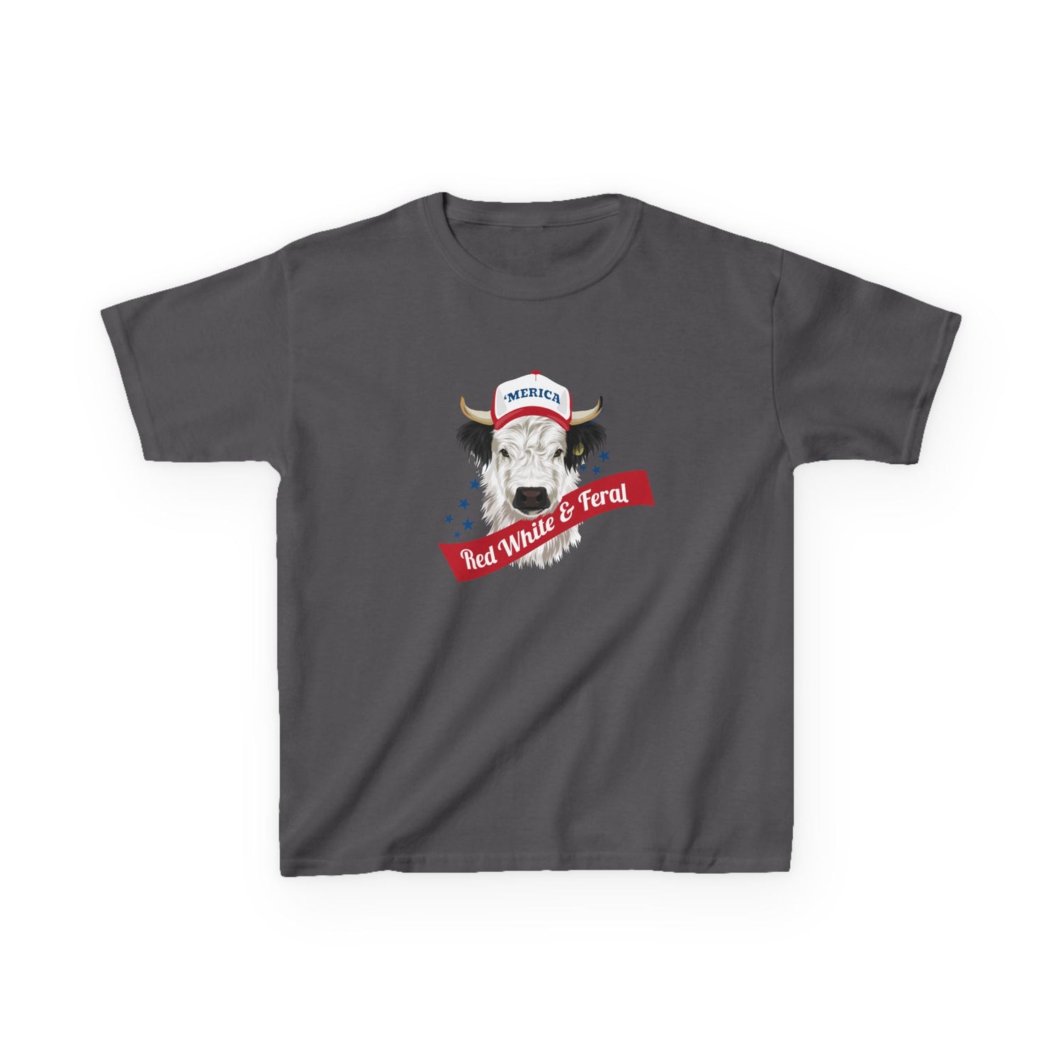 KIDS Mini 'Merica T-Shirt by Katie Van Slyke™ Charcoal