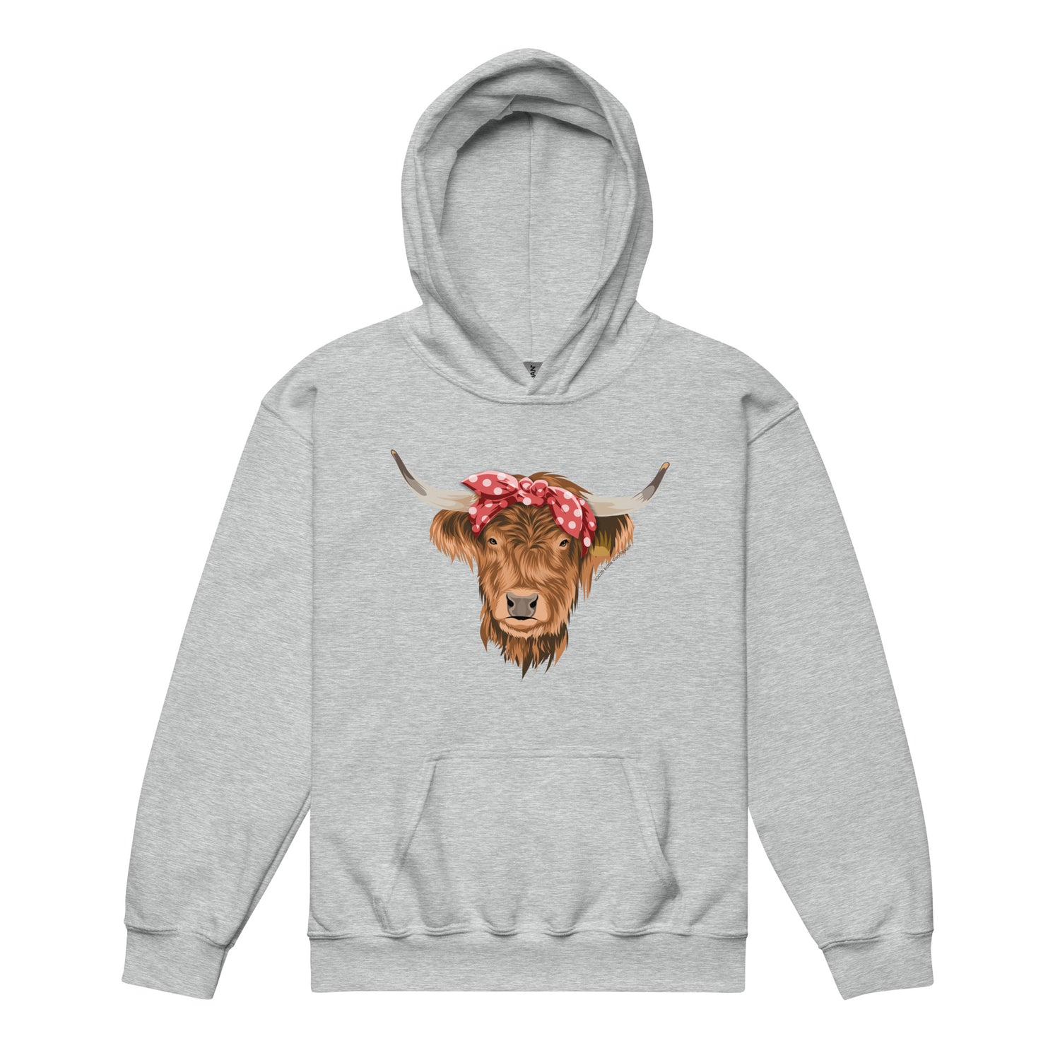 KIDS Petunia Hoodie by Katie Van Slyke - Sport Grey