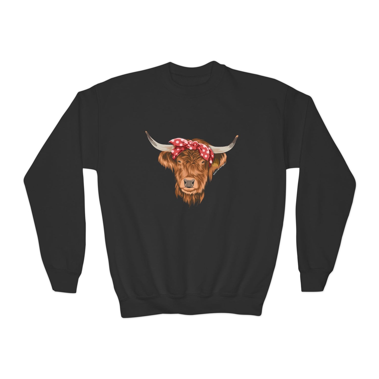 KIDS Petunia Sweatshirt by Katie Van Slyke™ Black
