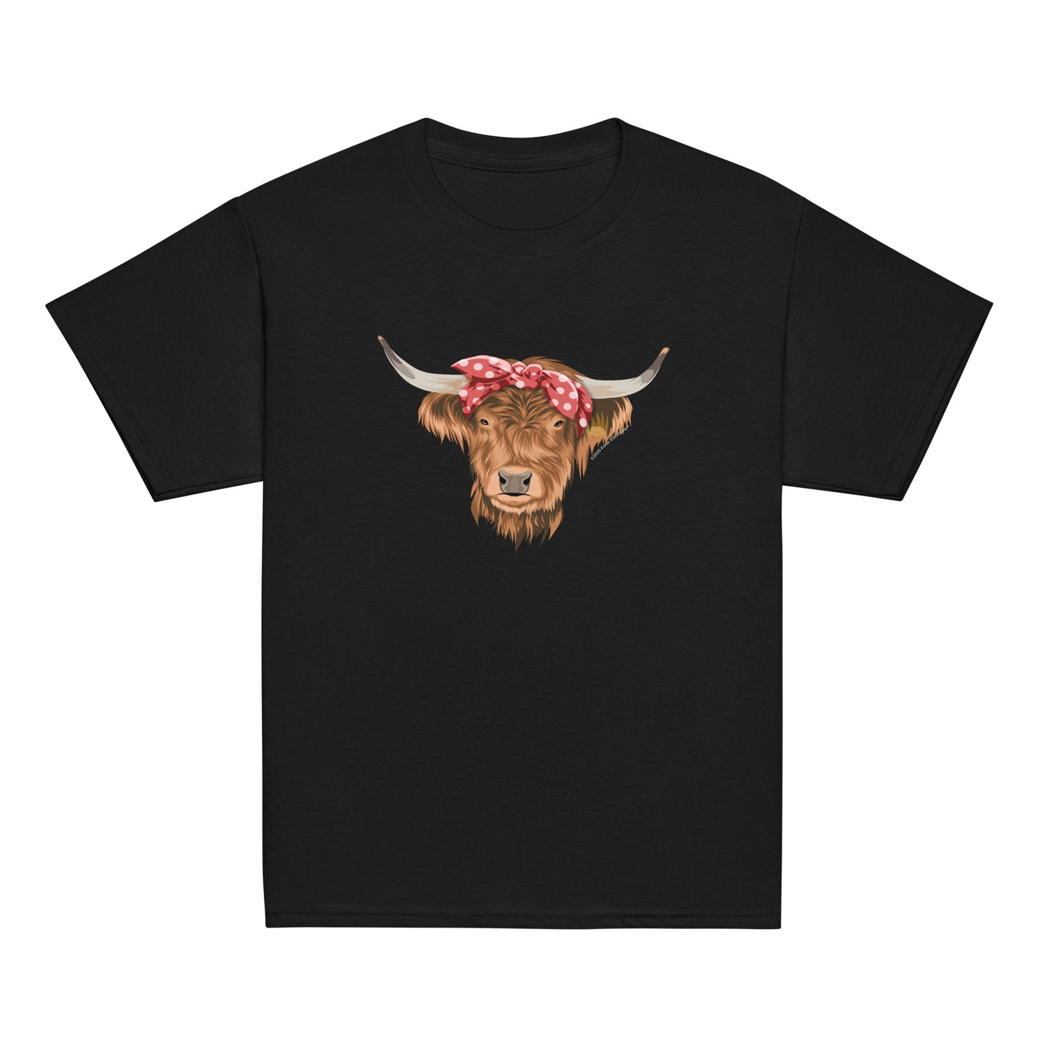 KIDS Petunia T-Shirt by Katie Van Slyke - Black