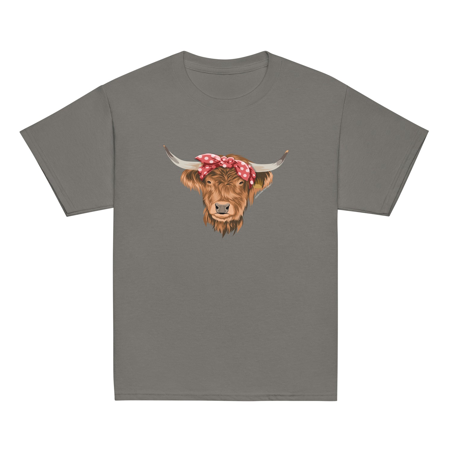 KIDS Petunia T-Shirt by Katie Van Slyke - Charcoal