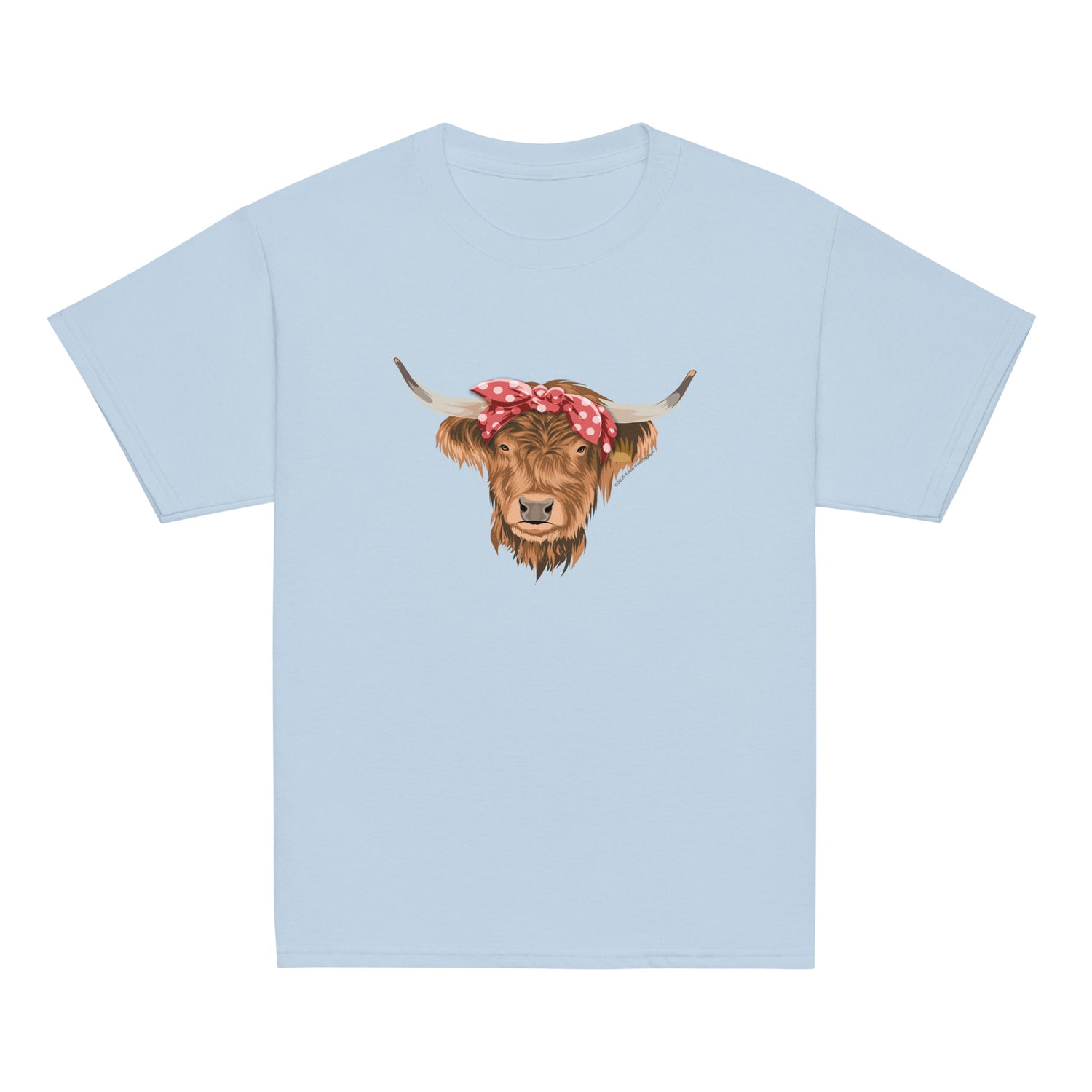 KIDS Petunia T-Shirt by Katie Van Slyke - Light Blue