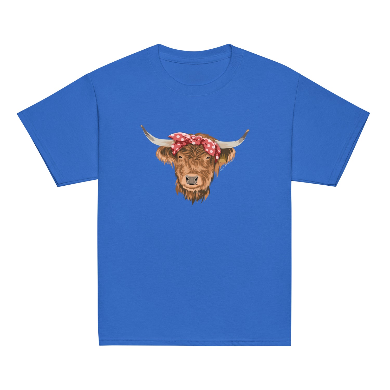 KIDS Petunia T-Shirt by Katie Van Slyke - Royal