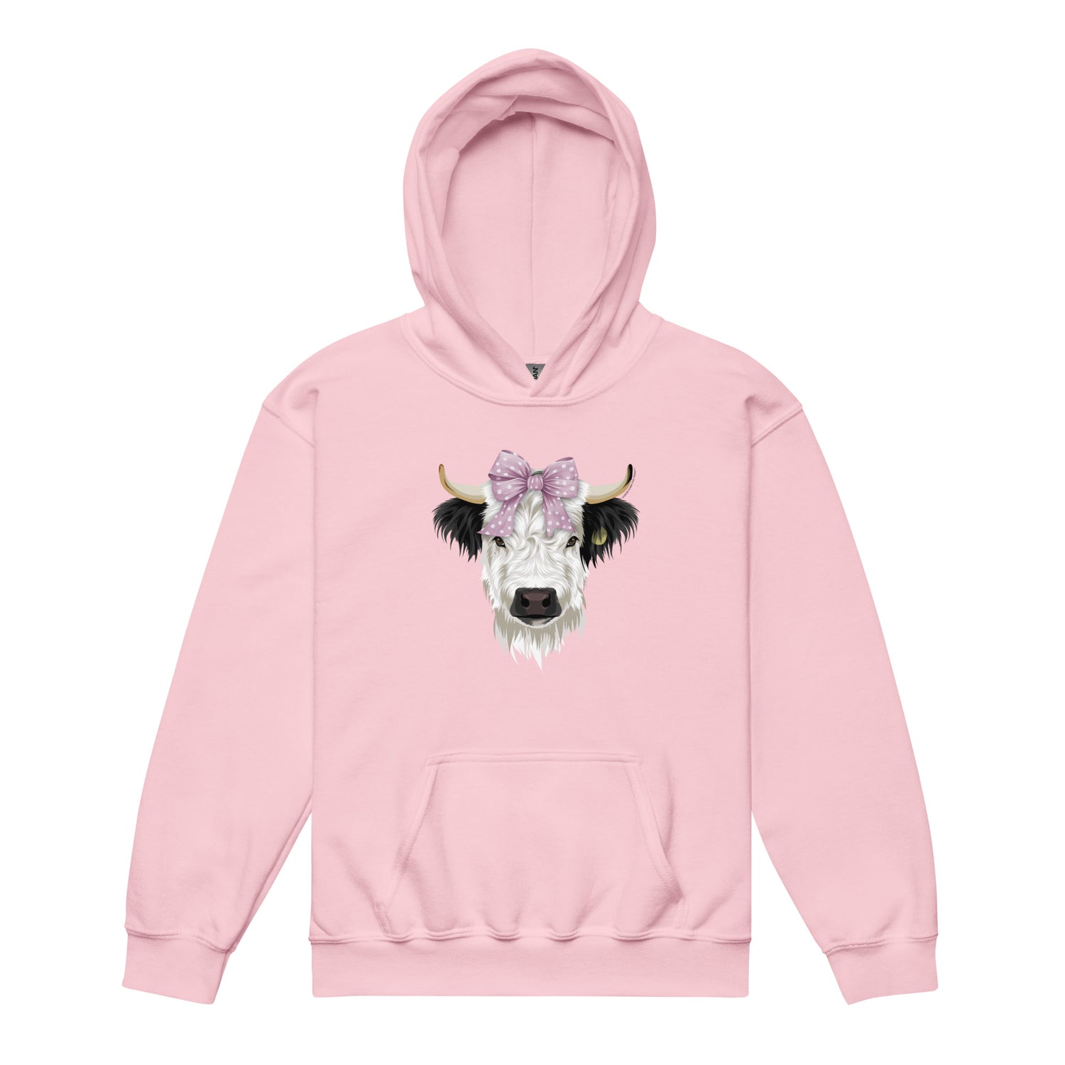 KIDS Poppy Hoodie by Katie Van Slyke - Light Pink