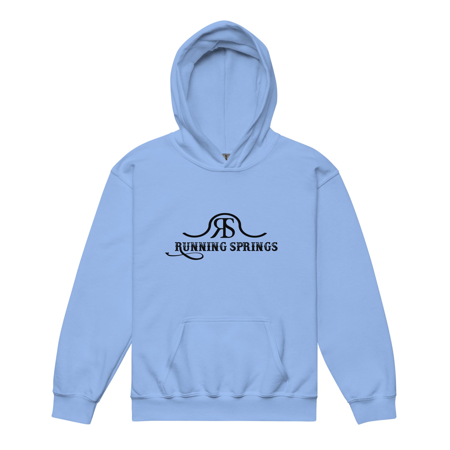 KIDS Running Springs Hoodie by Katie Van Slyke - Carolina Blue