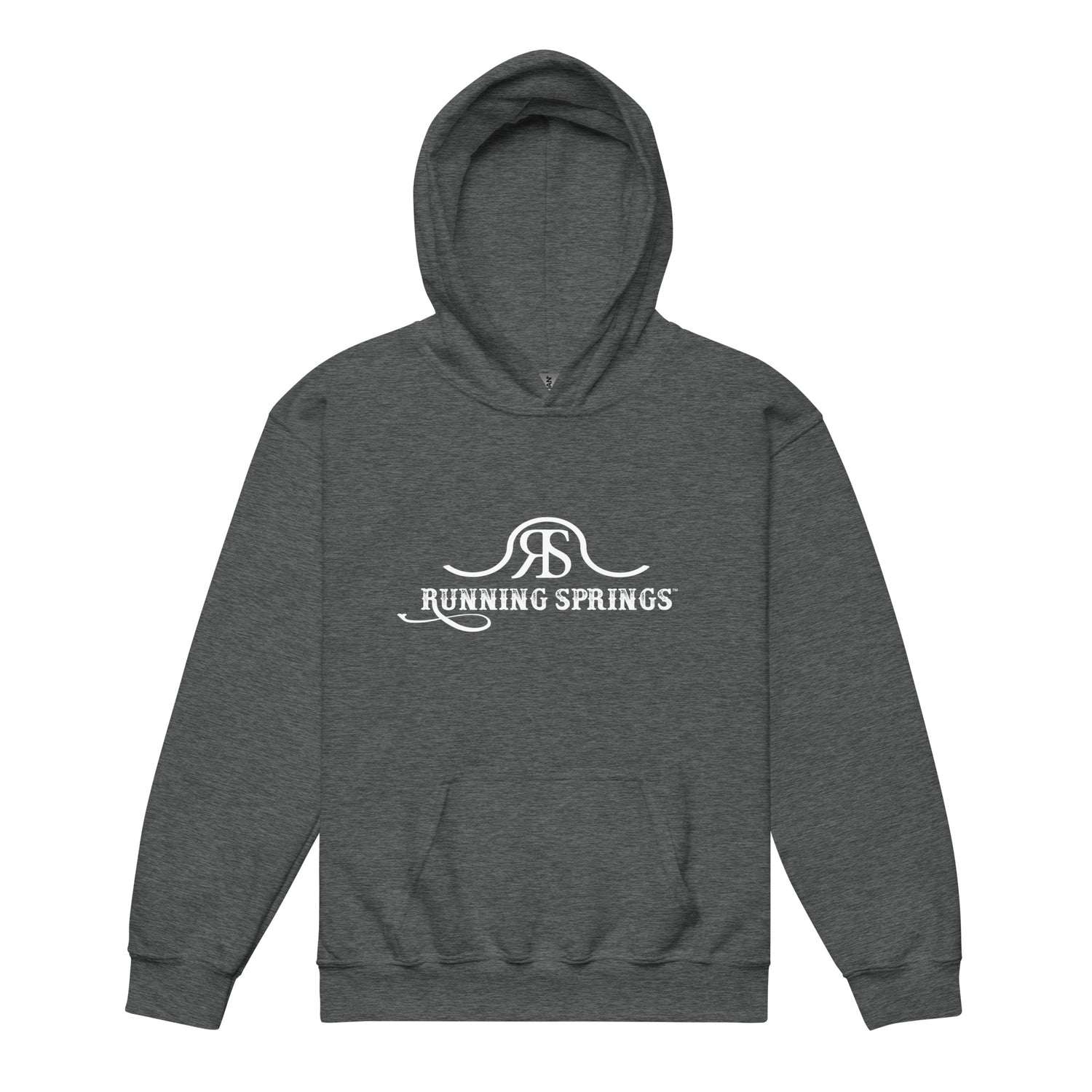 KIDS Running Springs Hoodie by Katie Van Slyke - Dark Heather