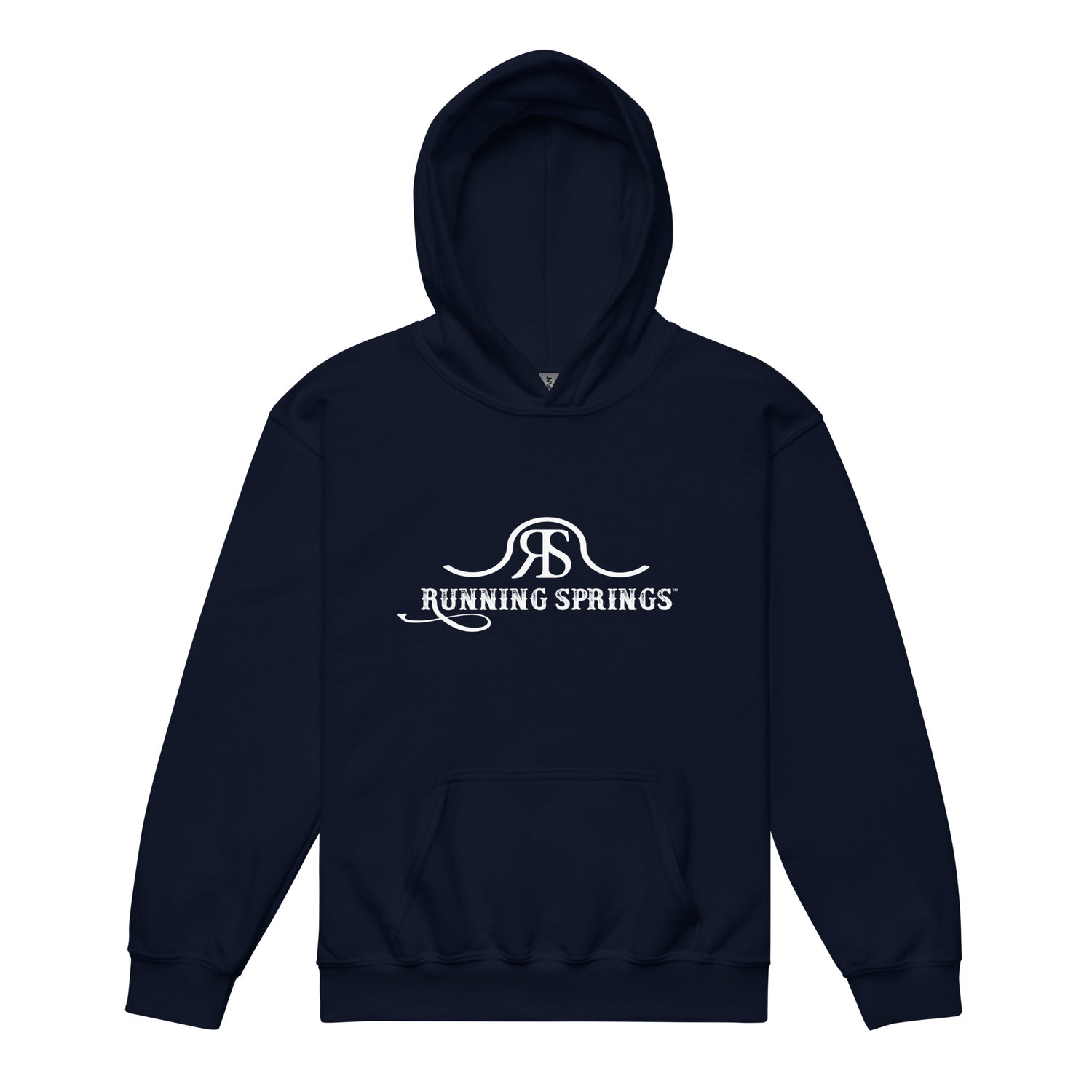 KIDS Running Springs Hoodie by Katie Van Slyke - Navy