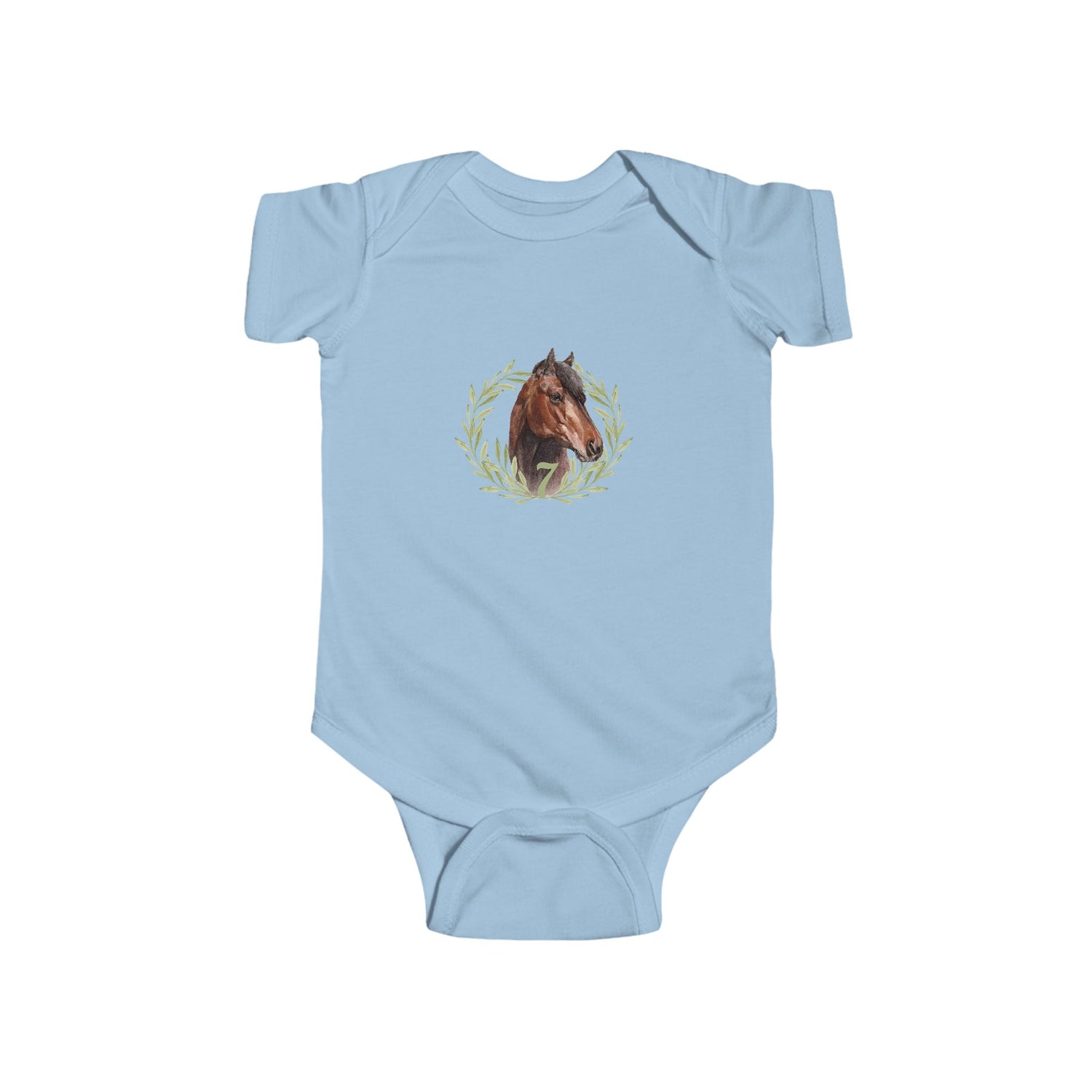 KIDS Seven Memorial Onesie by Katie Van Slyke™ Light Blue