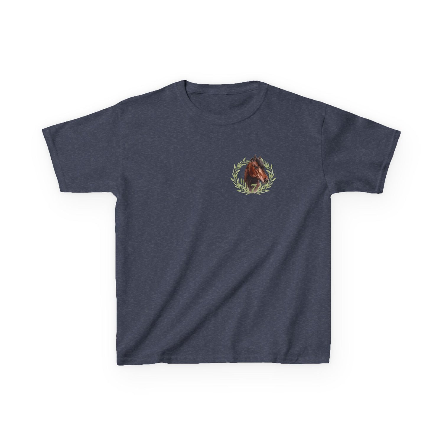 KIDS Seven Memorial T-Shirt by Katie Van Slyke™ Heather Navy