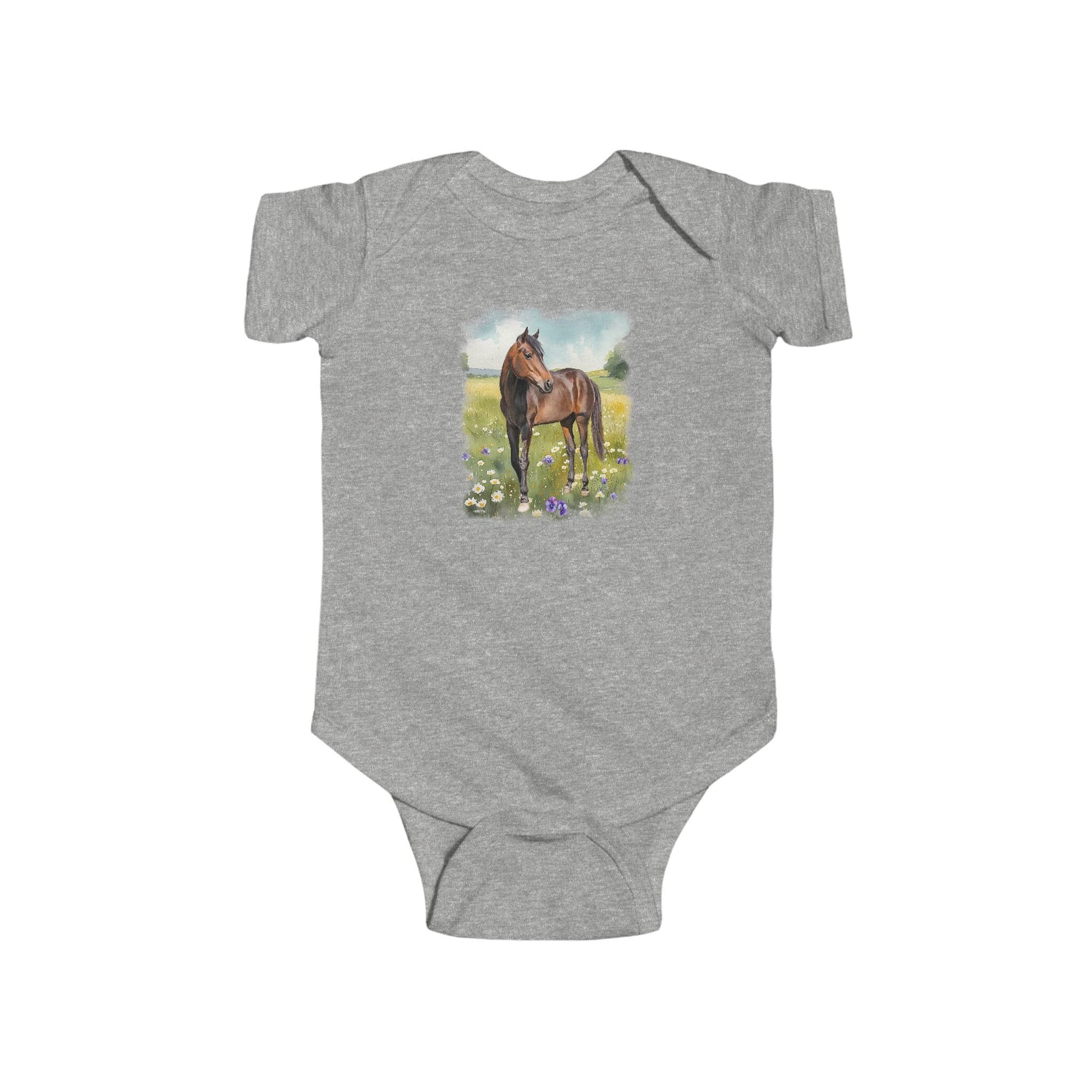 KIDS Seven's Heaven Onesie by Katie Van Slyke™ Sport Grey
