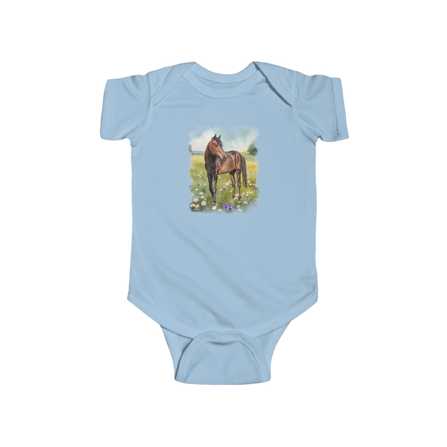 KIDS Seven's Heaven Onesie by Katie Van Slyke™ Light Blue