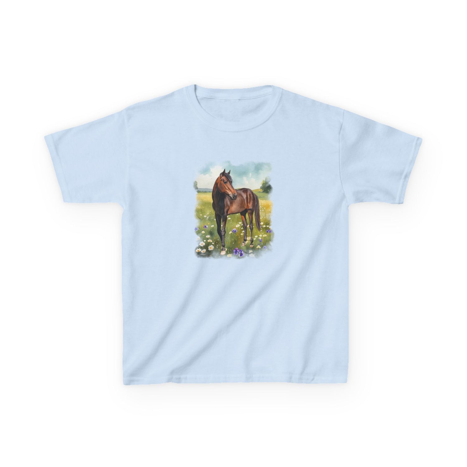 KIDS Seven's Heaven T-Shirt by Katie Van Slyke™ Light Blue