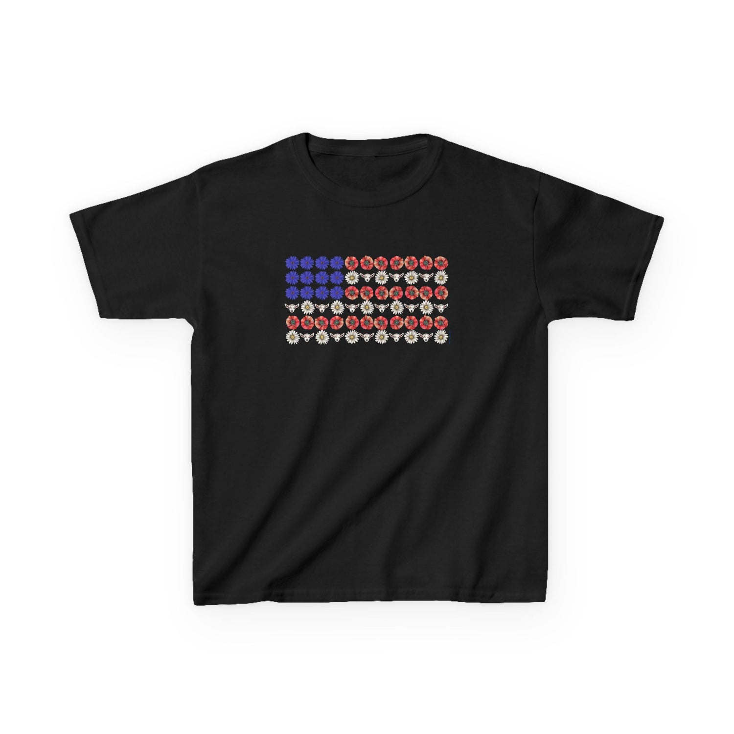 KIDS Stars, Stripes, and Goats T-Shirt by Katie Van Slyke™ Black