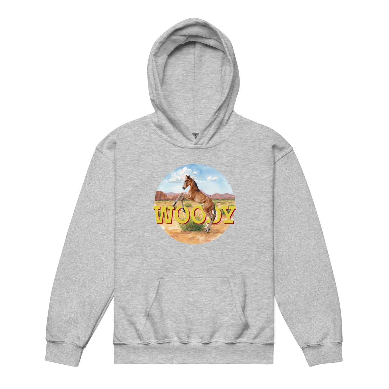 KIDS Woody Hoodie by Katie Van Slyke - Sport Grey