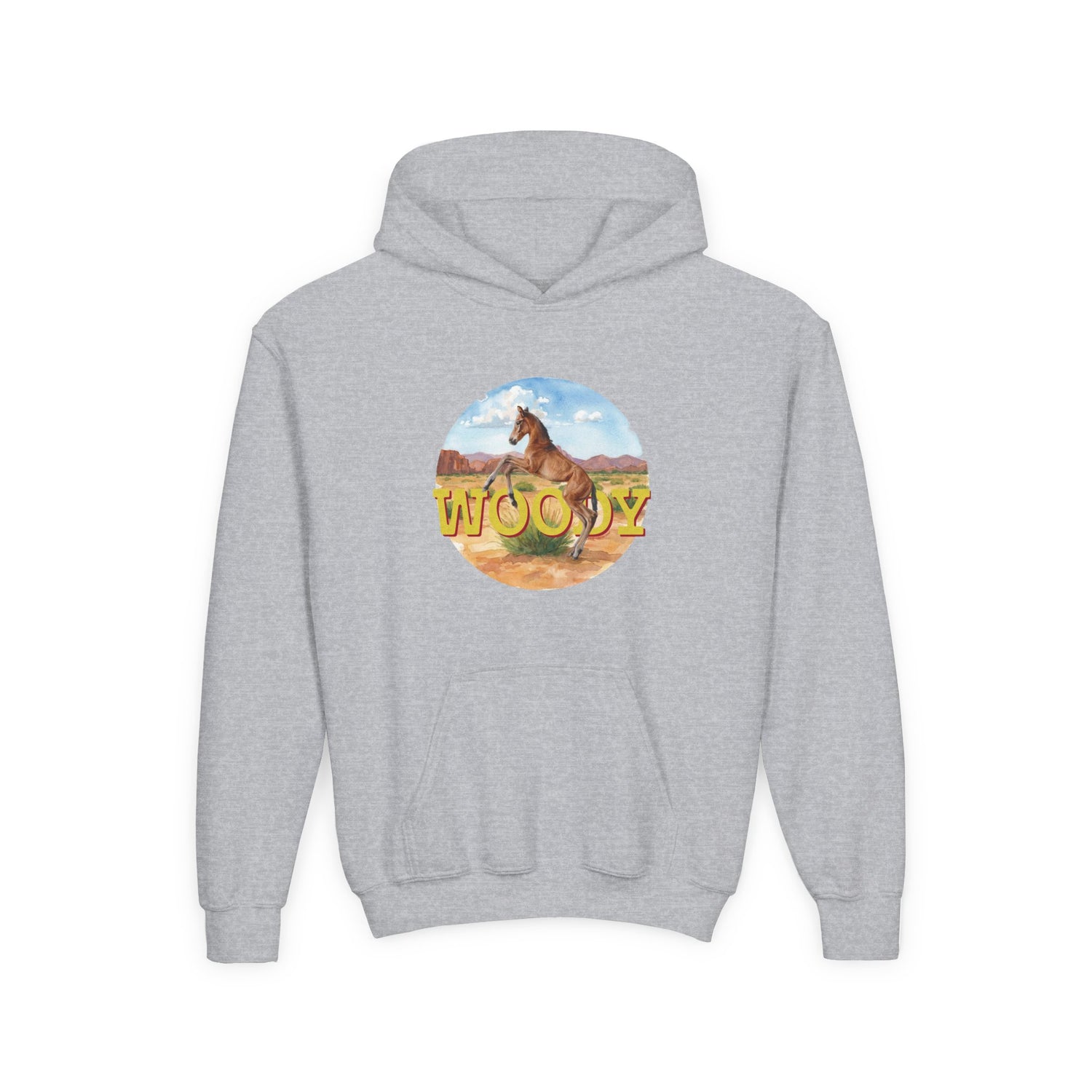 KIDS Woody Hoodie by Katie Van Slyke® Sport Grey