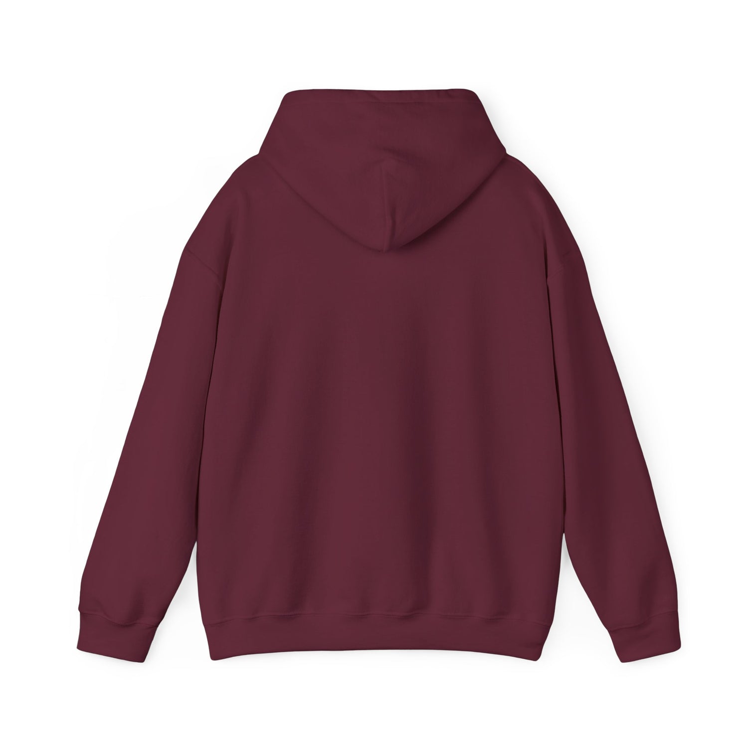 Lucky Heifer Hoodie by Katie Van Slyke® Maroon back