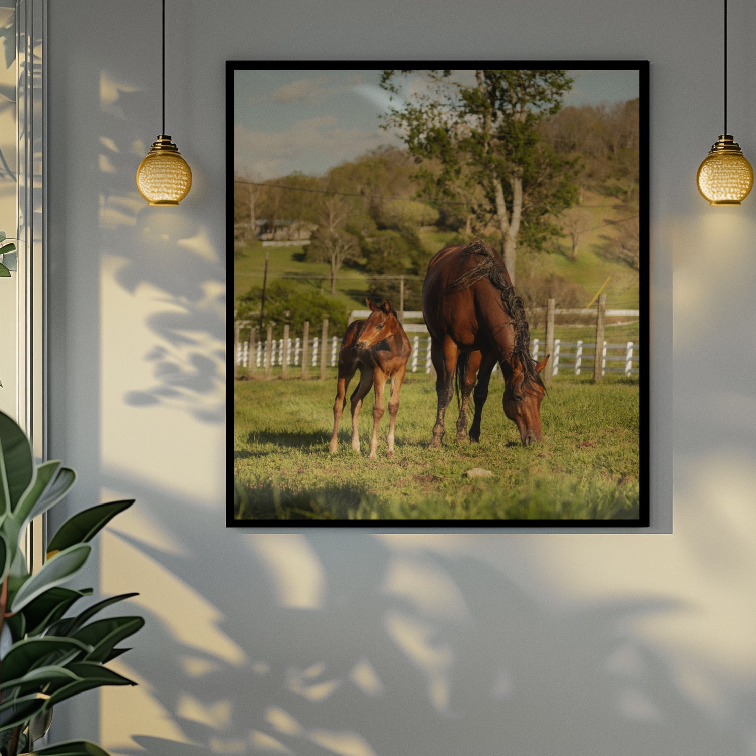 Mare and foal Digital Download Mockup