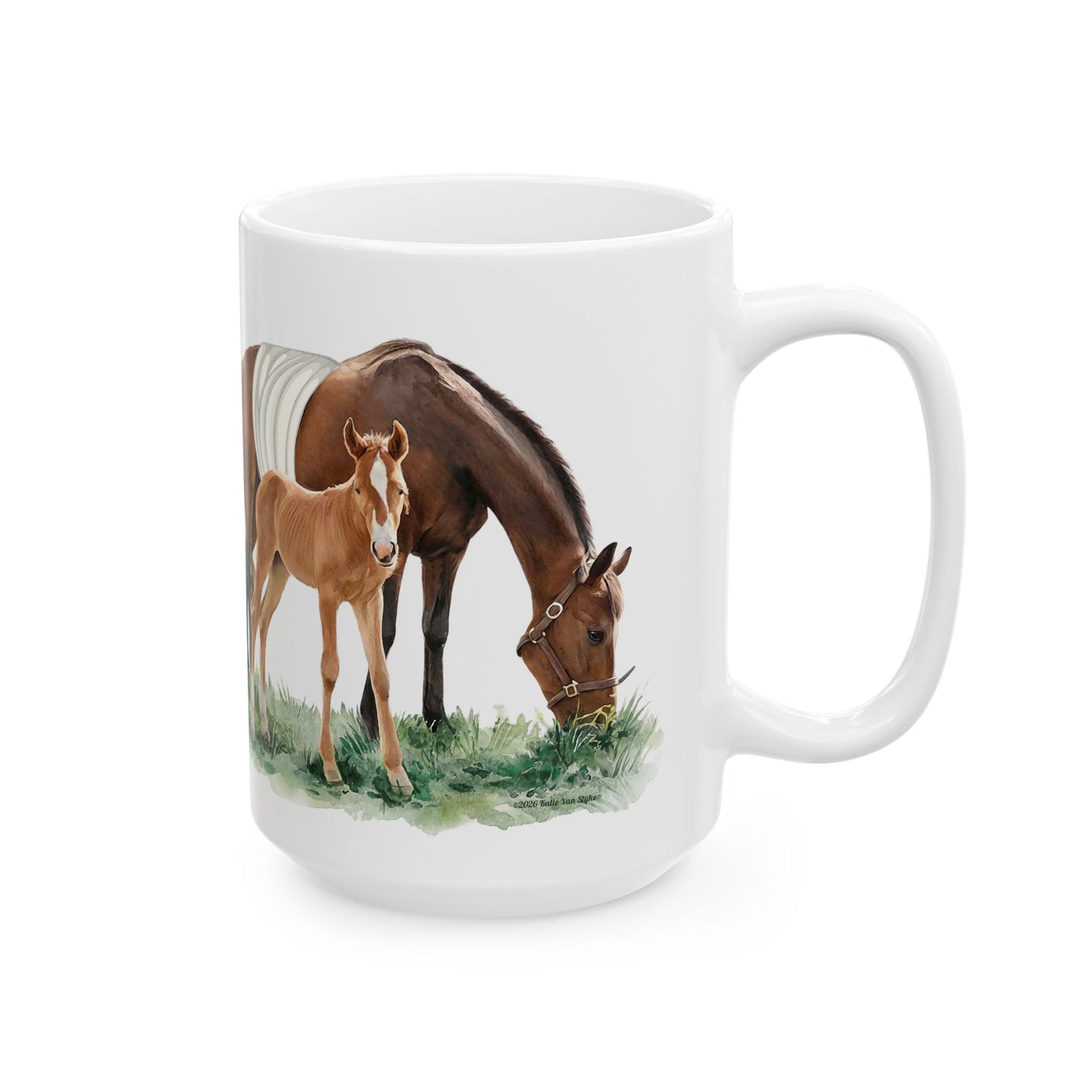 Margot Mugs by Katie Van Slyke - 15oz front