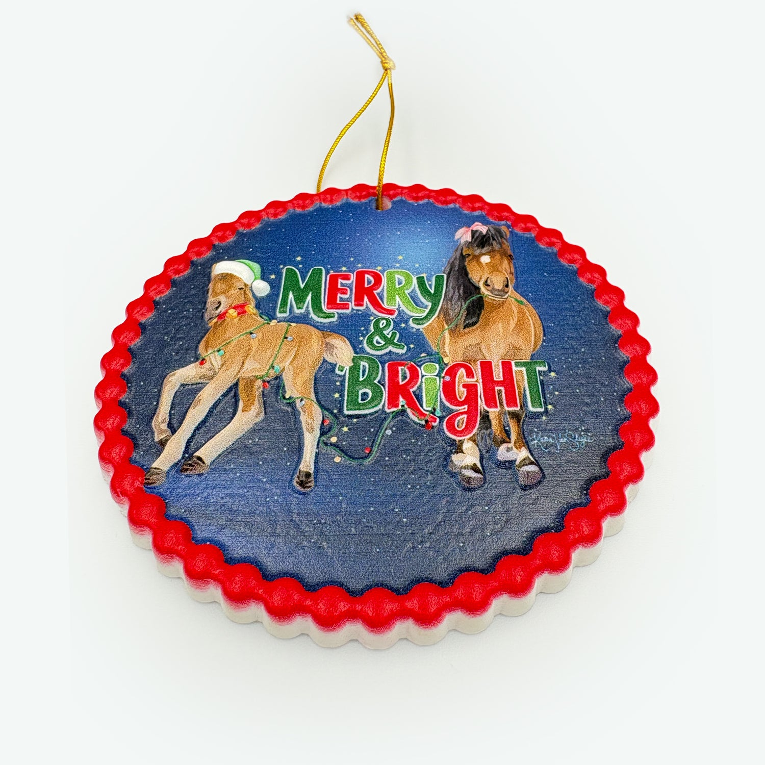 Jack and Janis Ornament by Katie Van Slyke®2