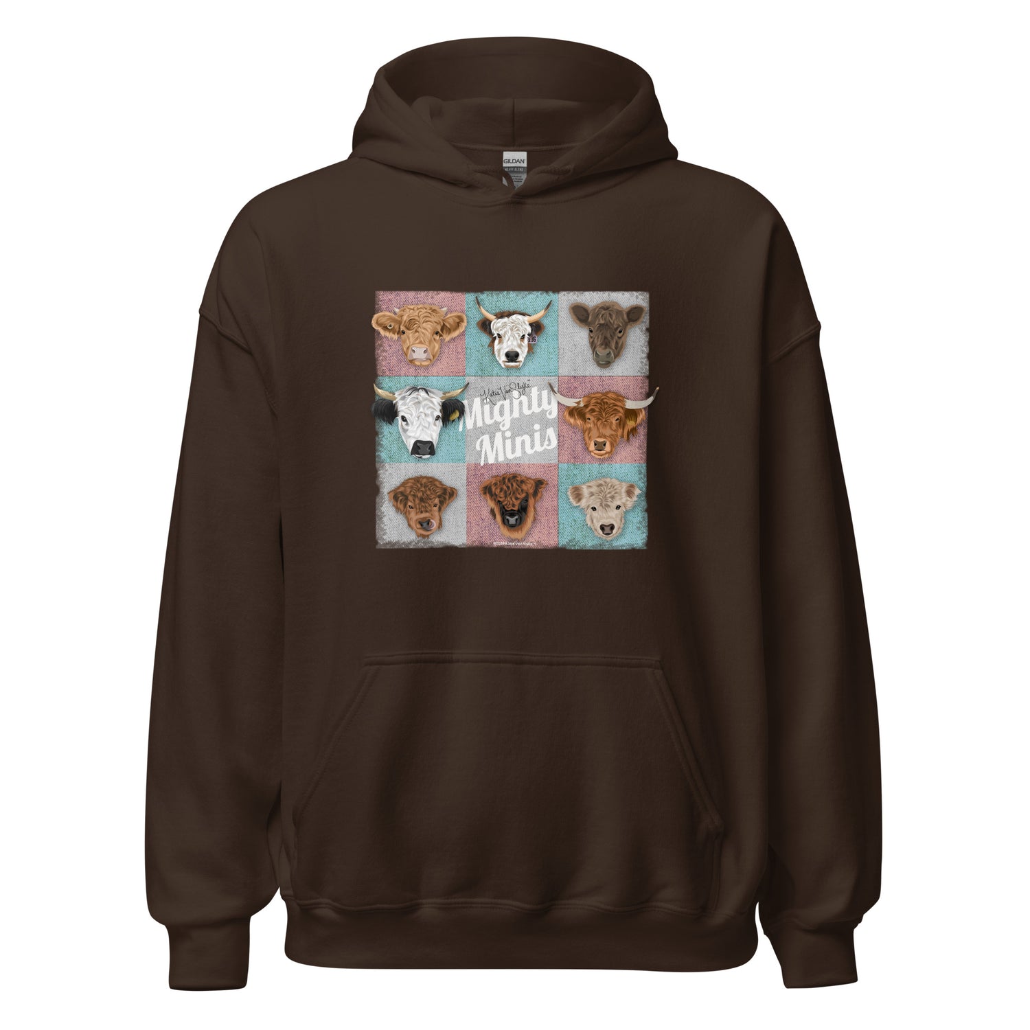 Mighty Minis Hoodie by Katie Van Slyke - Dark Chocolate
